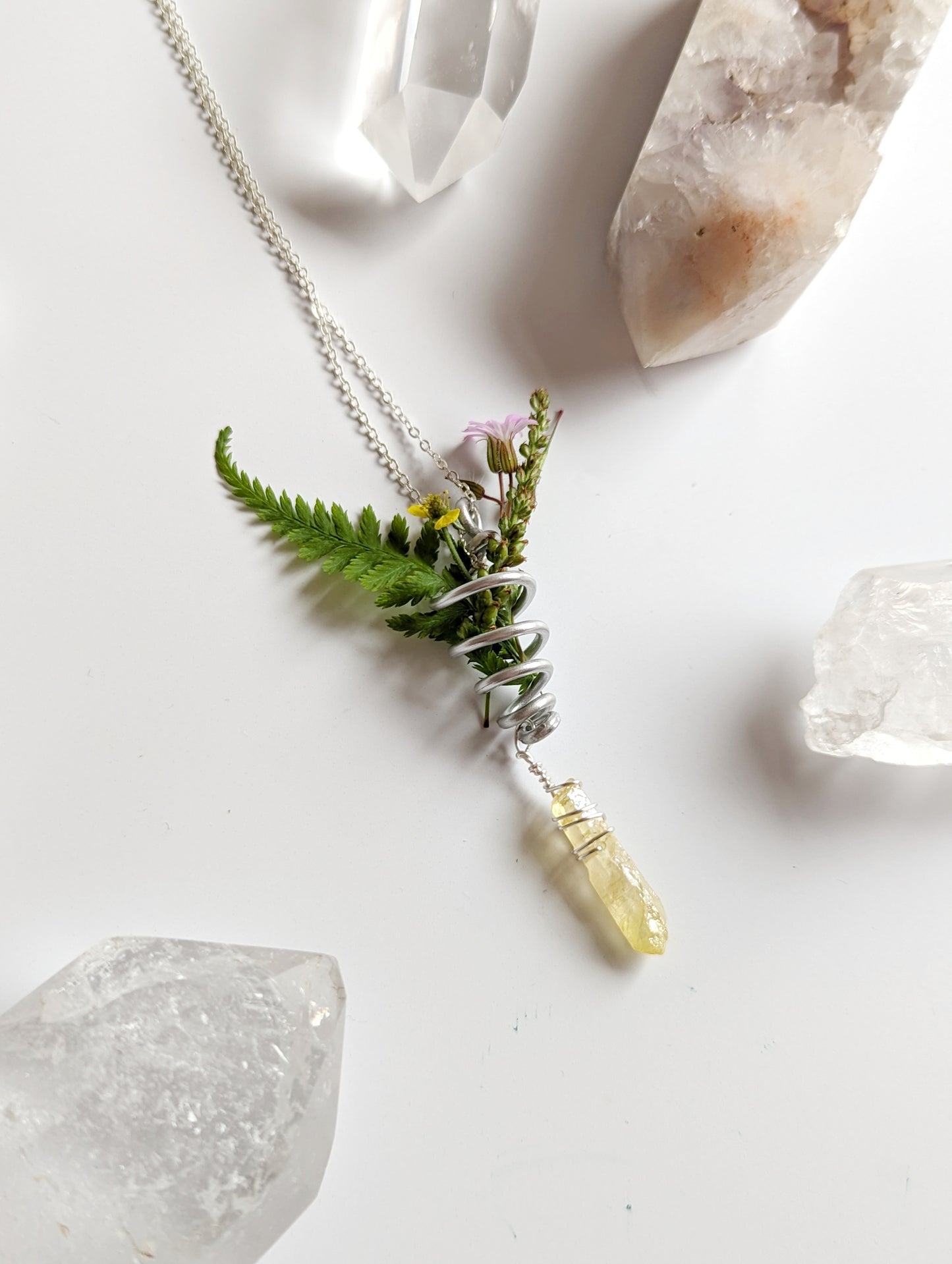 Flower Vase Necklace