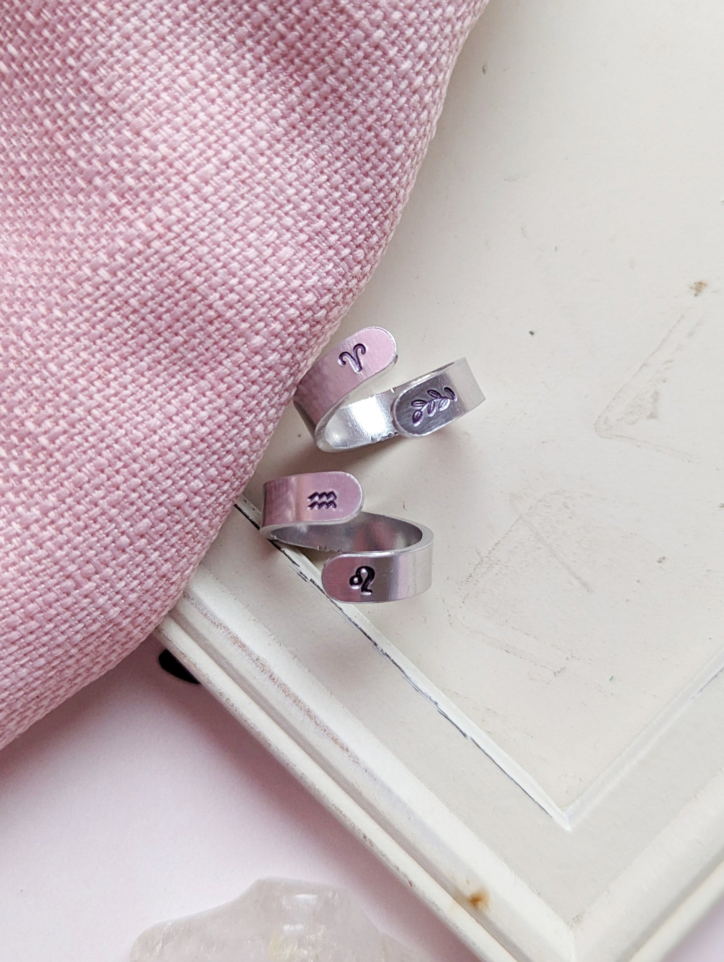 Personalized Star Sign Ring