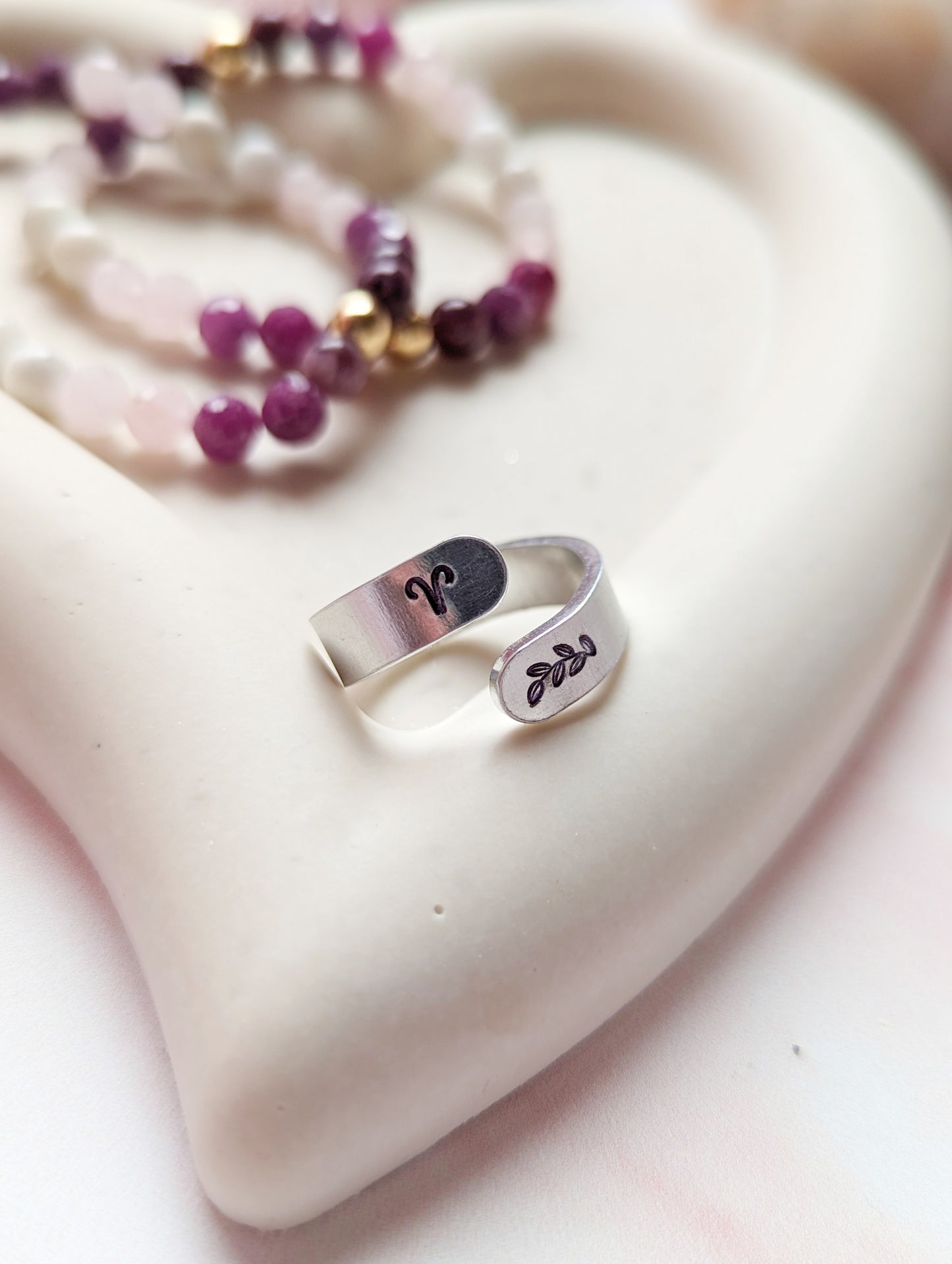 Personalized Star Sign Ring