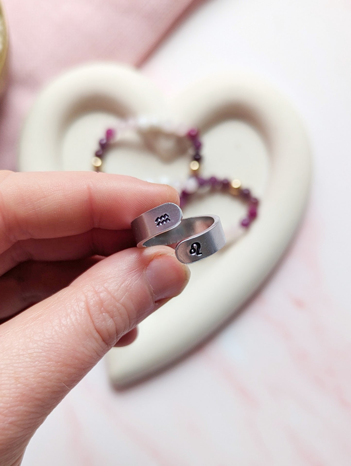 Personalized Star Sign Ring