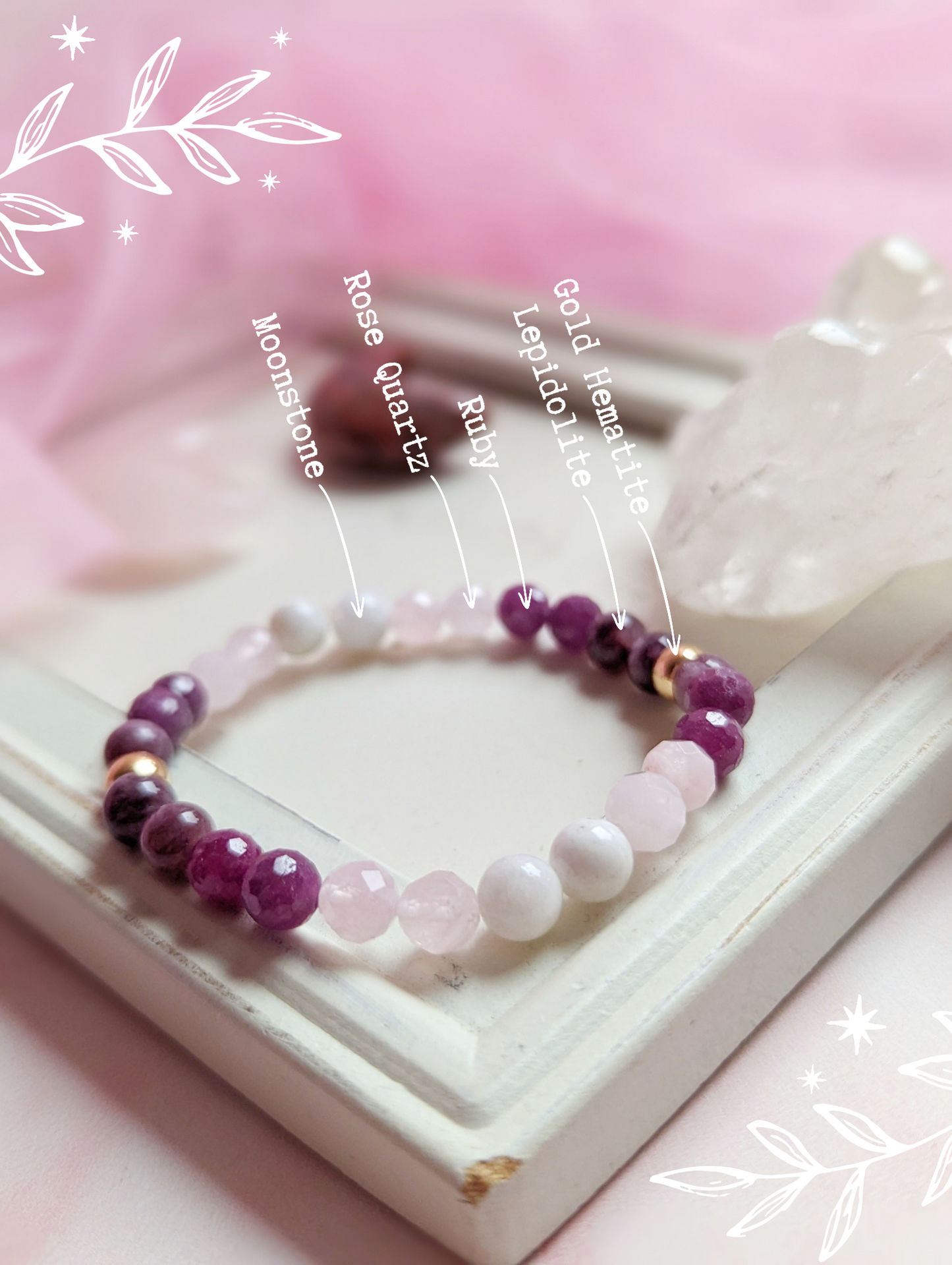 Self-Love Crystal Bracelet