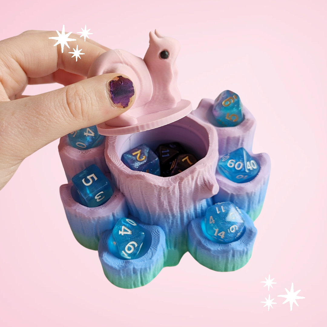 Snail Dice Holder