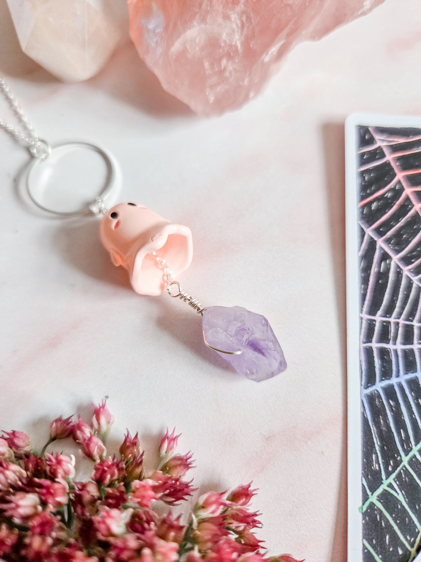 Amethyst Ghost Necklace