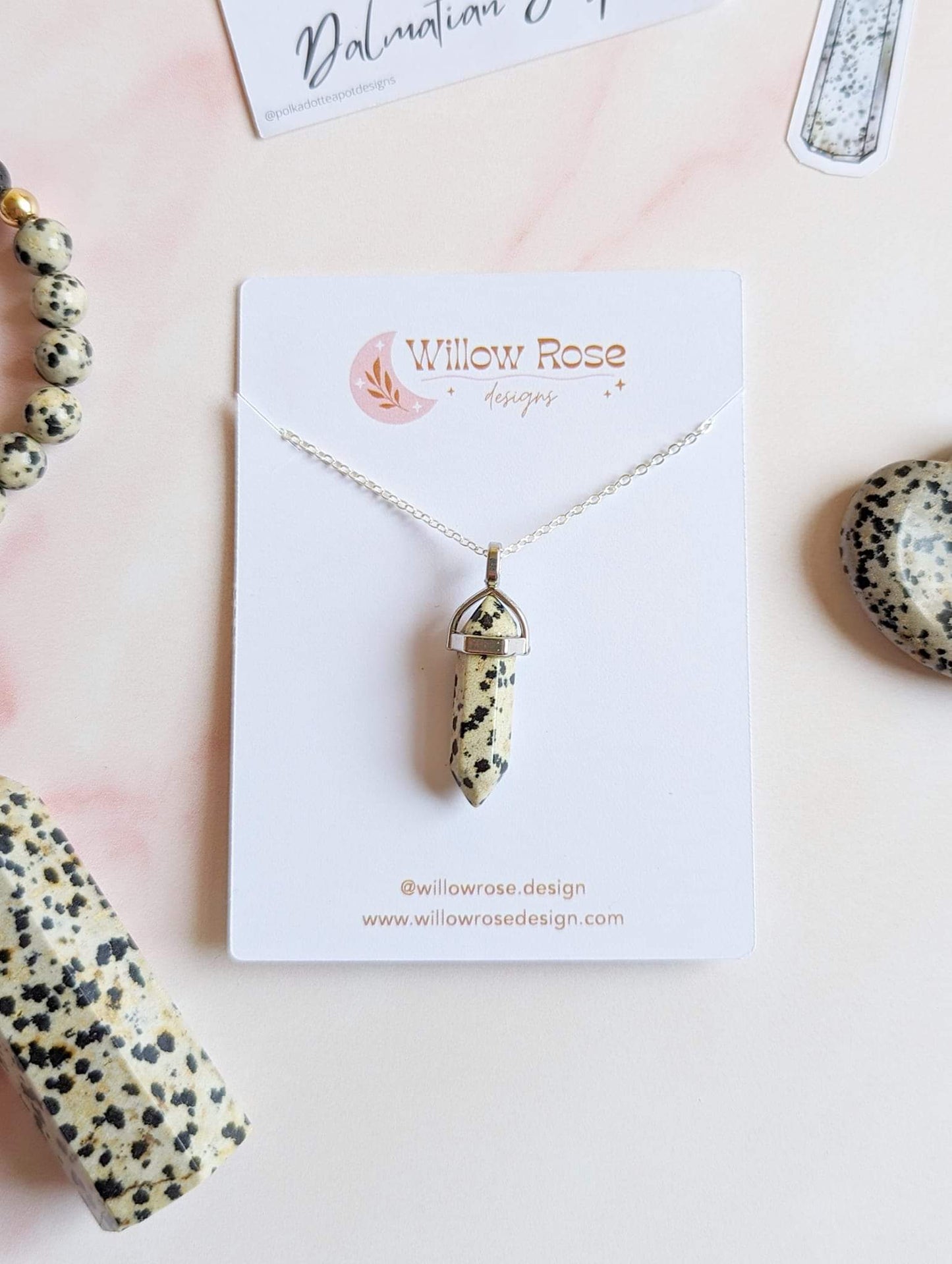 Dalmatian Jasper Necklace