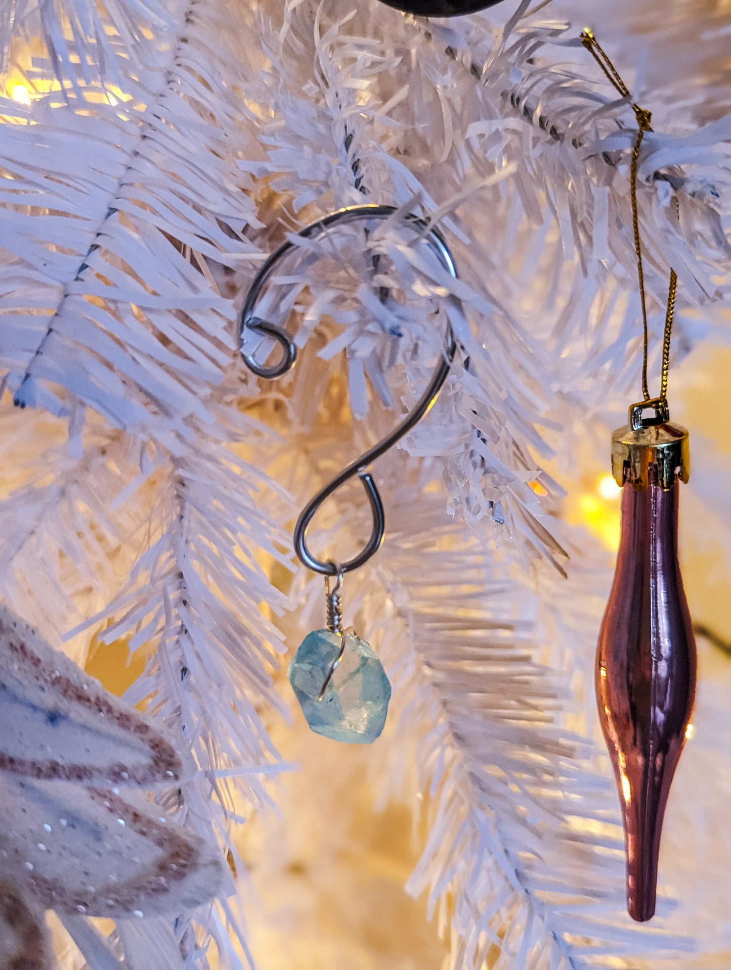 Silver Crystal Baubles