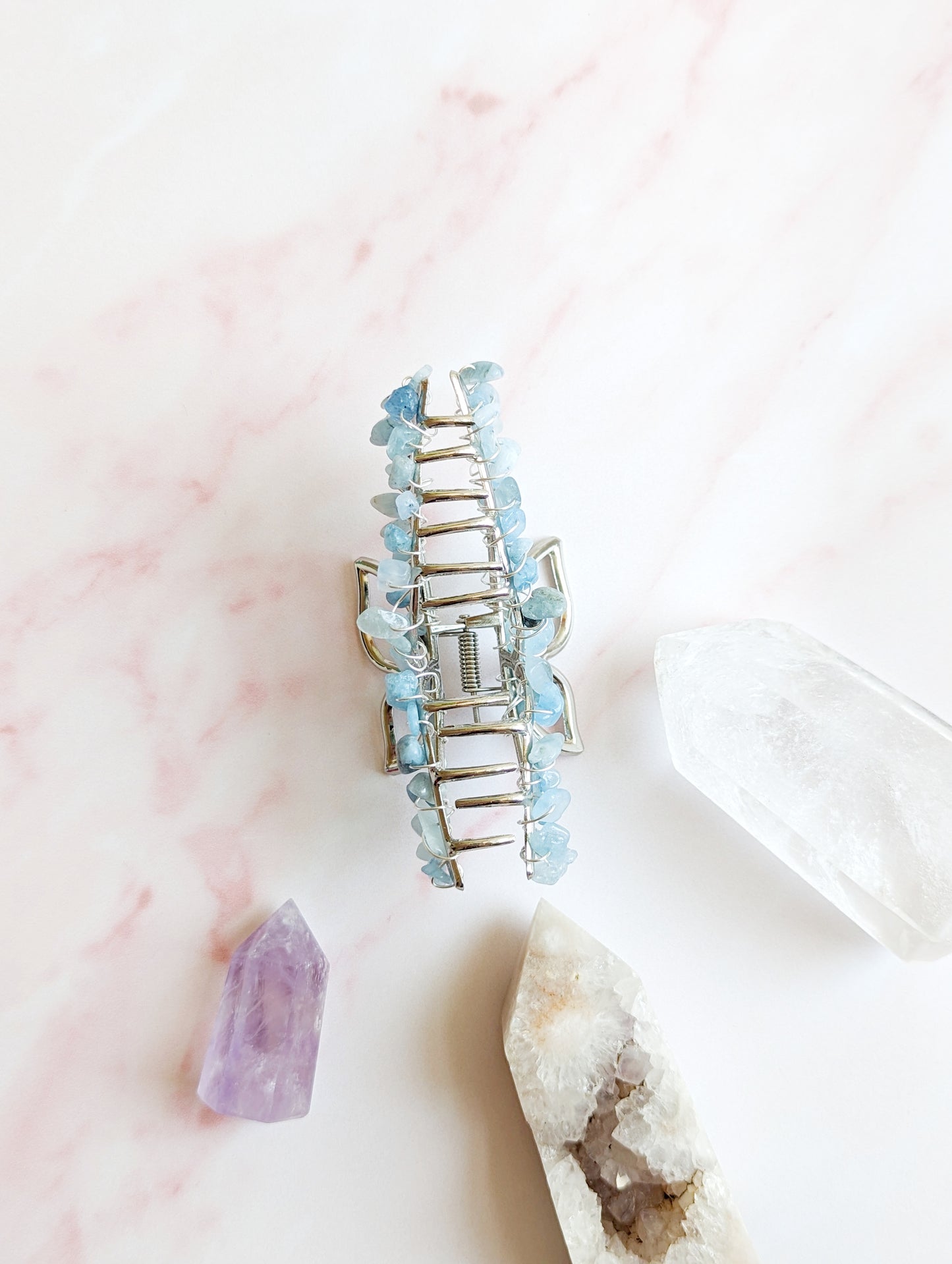 Gemstone Butterfly Hair Claw