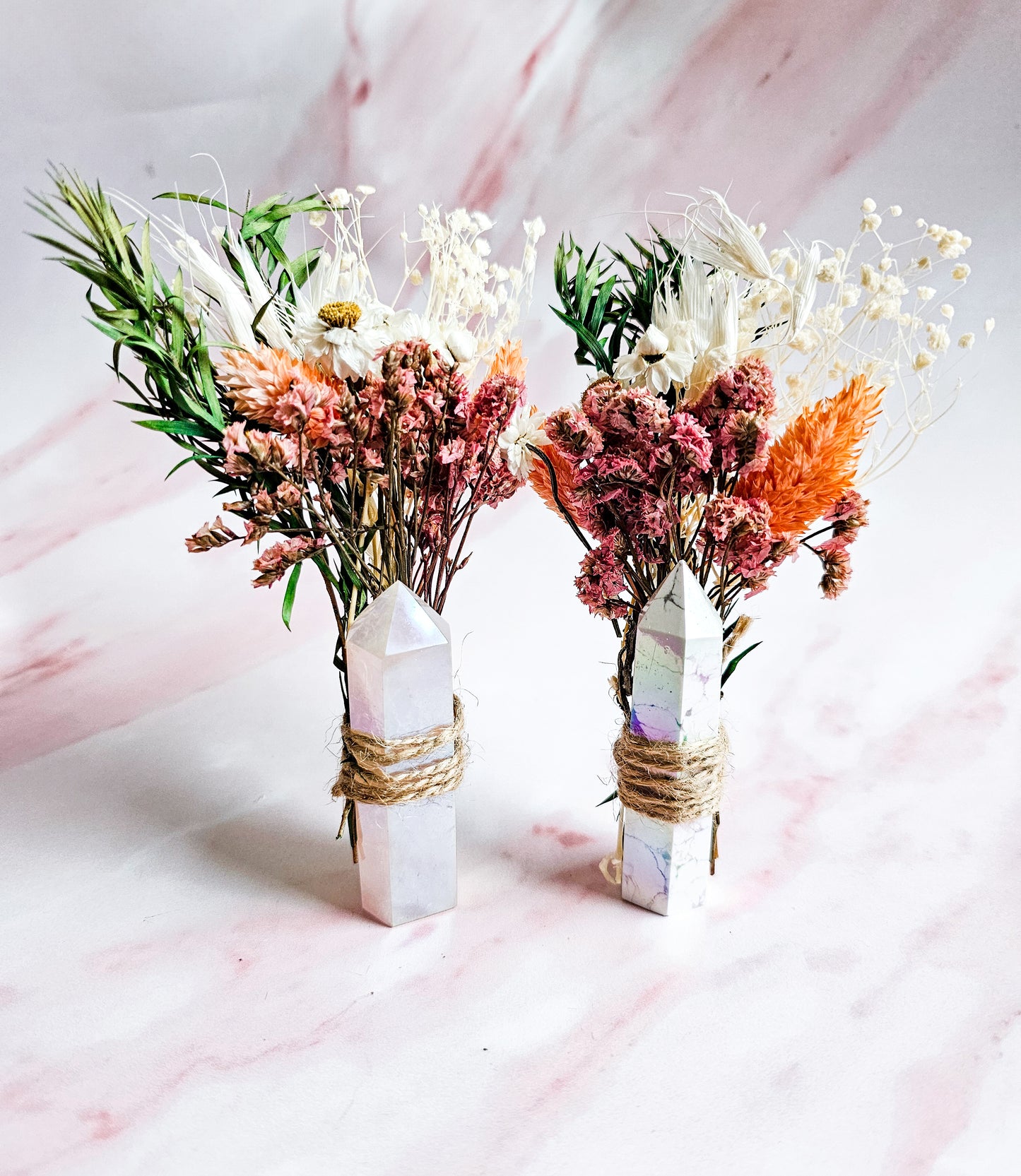 Aura Crystal Tower Bouquets
