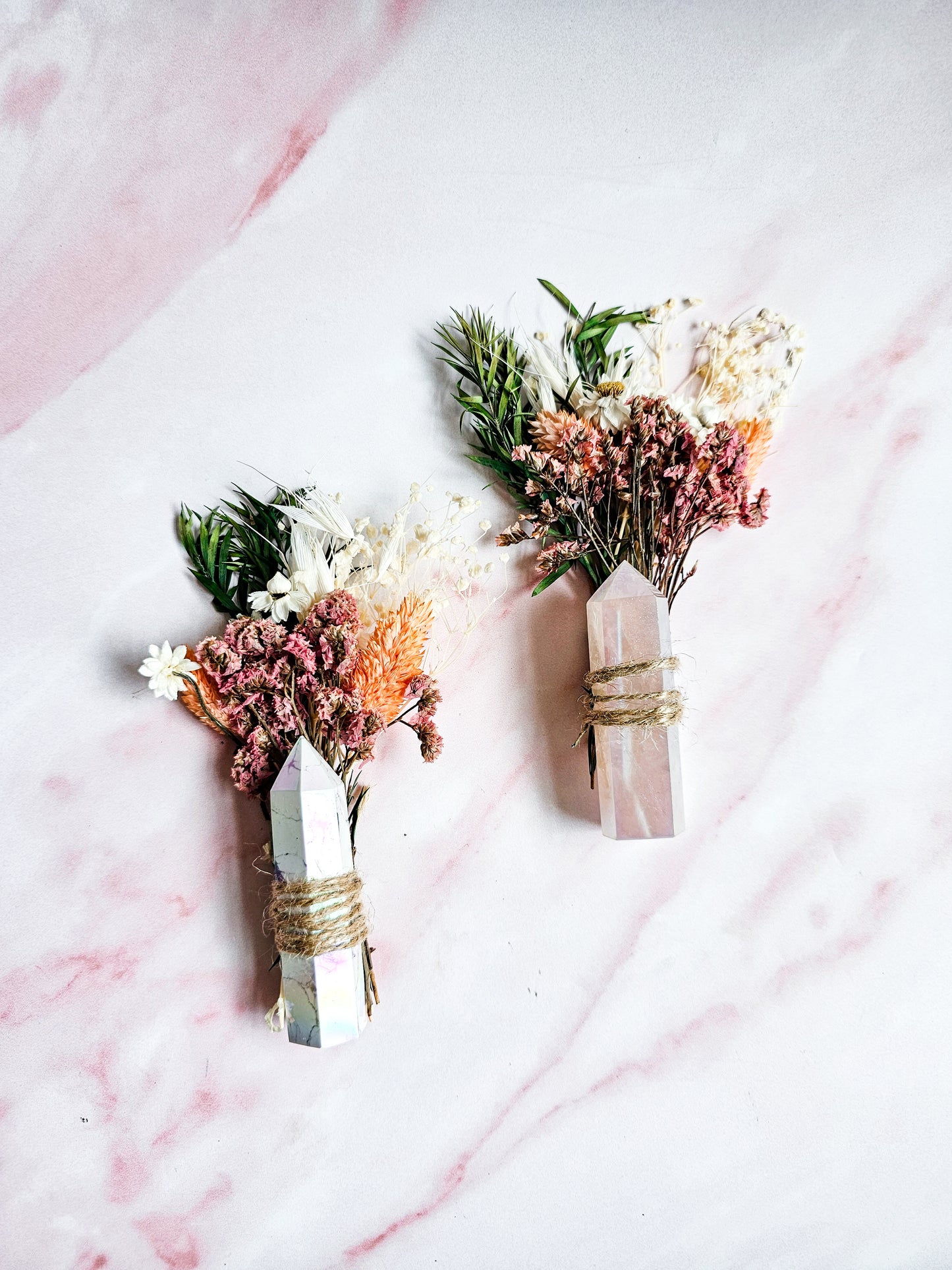 Aura Crystal Tower Bouquets