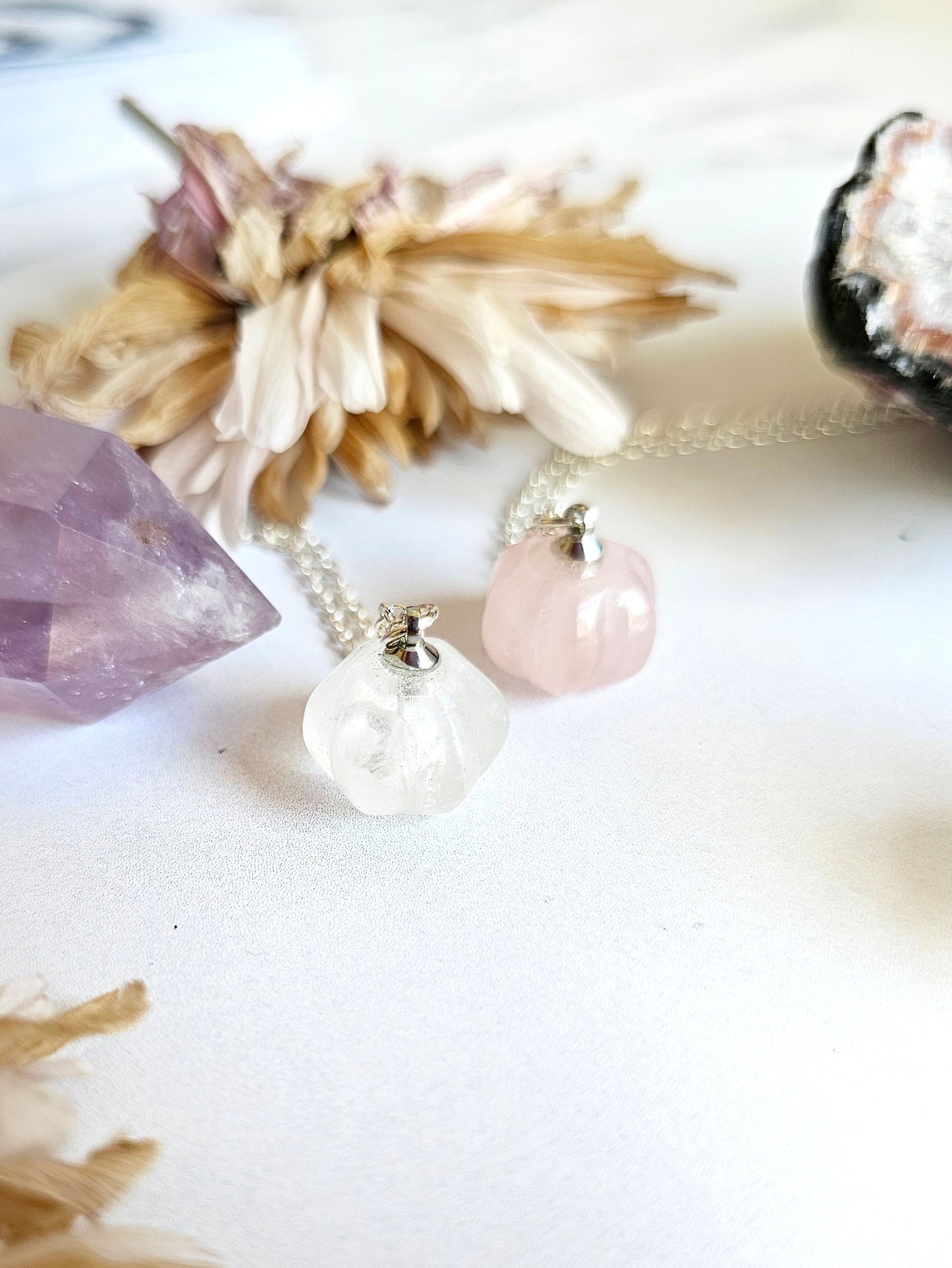 Crystal Pumpkin Necklace
