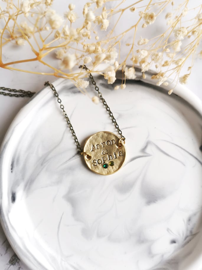 Personalised Birthstone Necklace