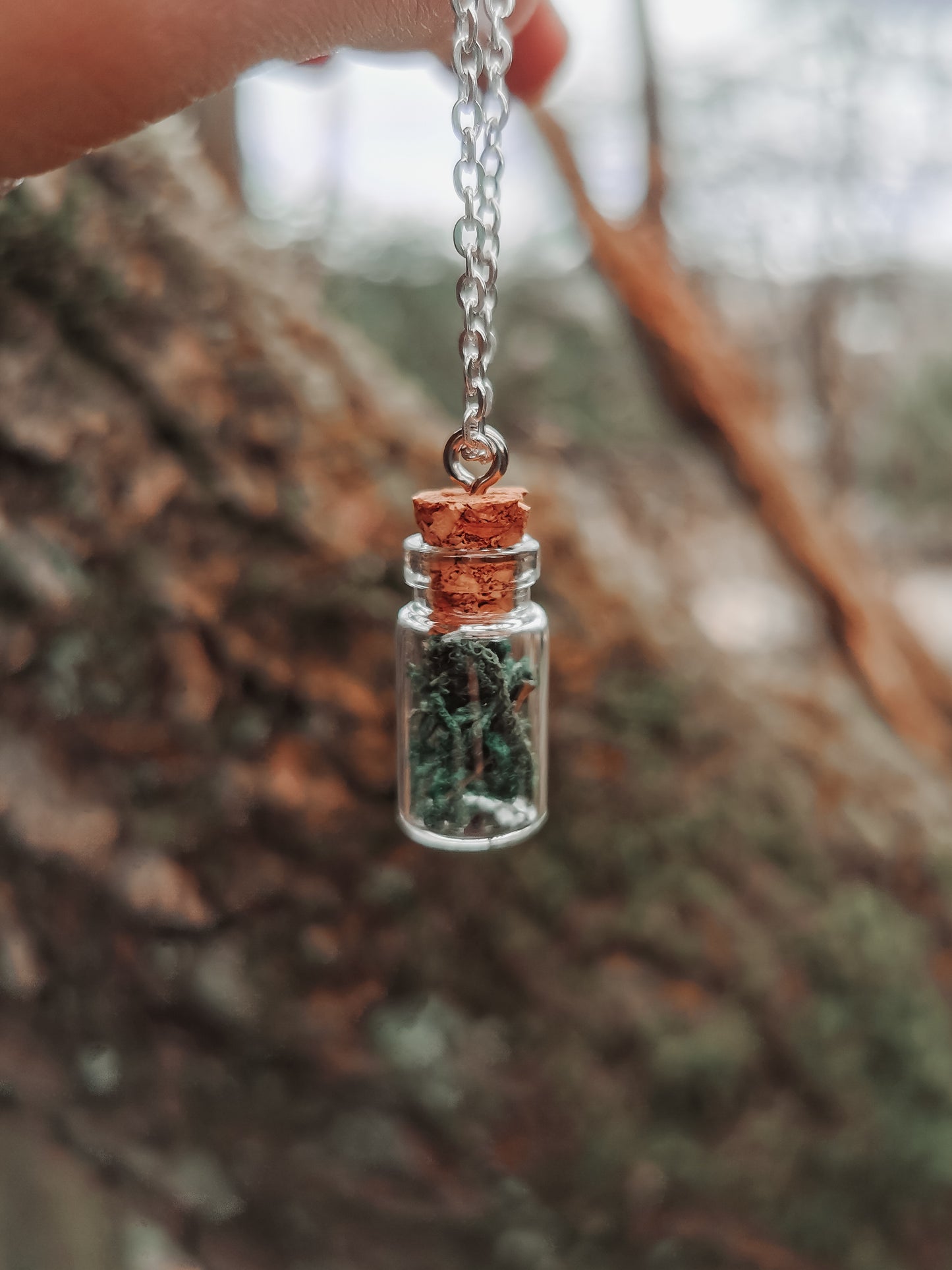 Moss Jar Necklace