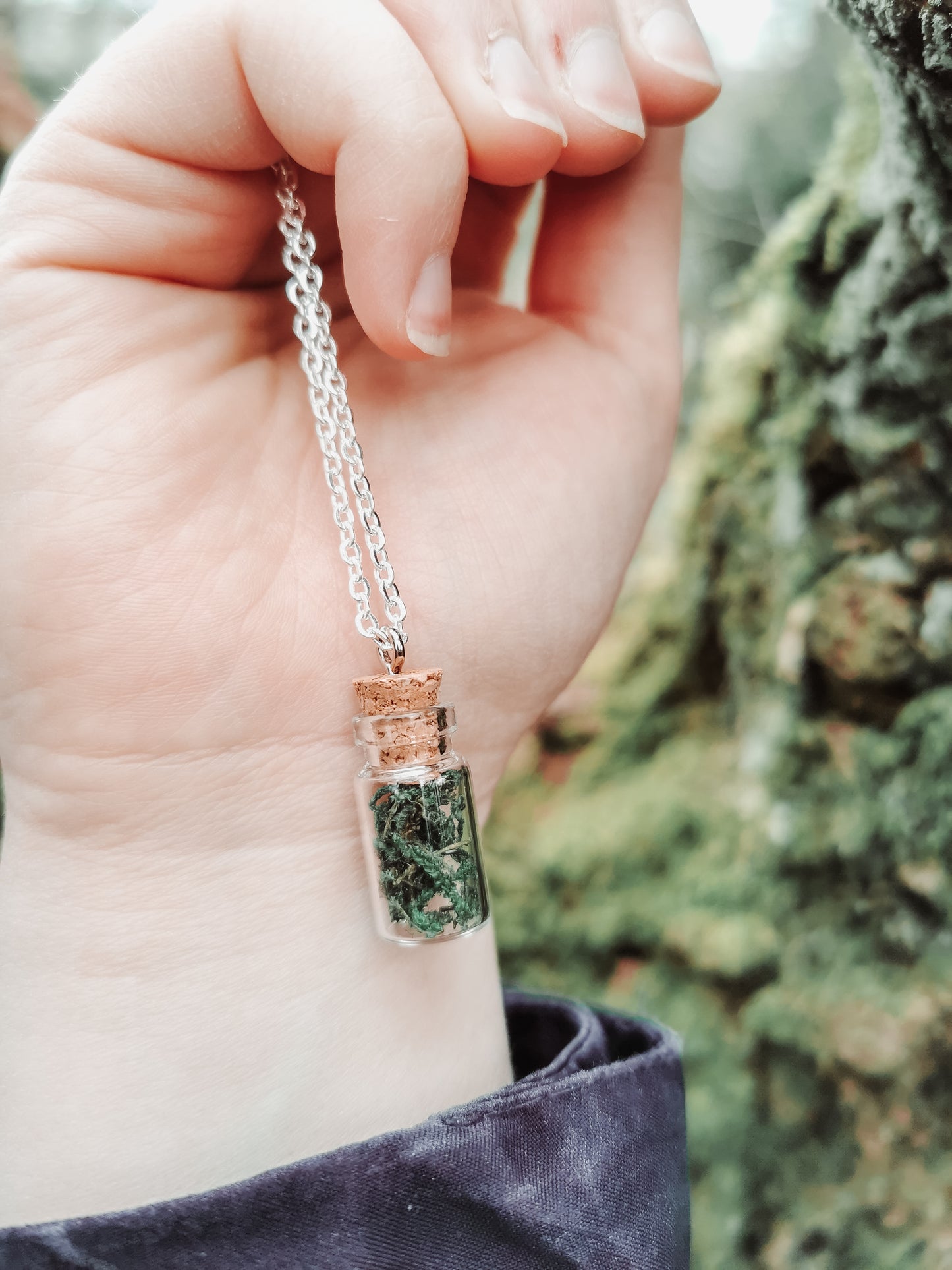 Moss Jar Necklace