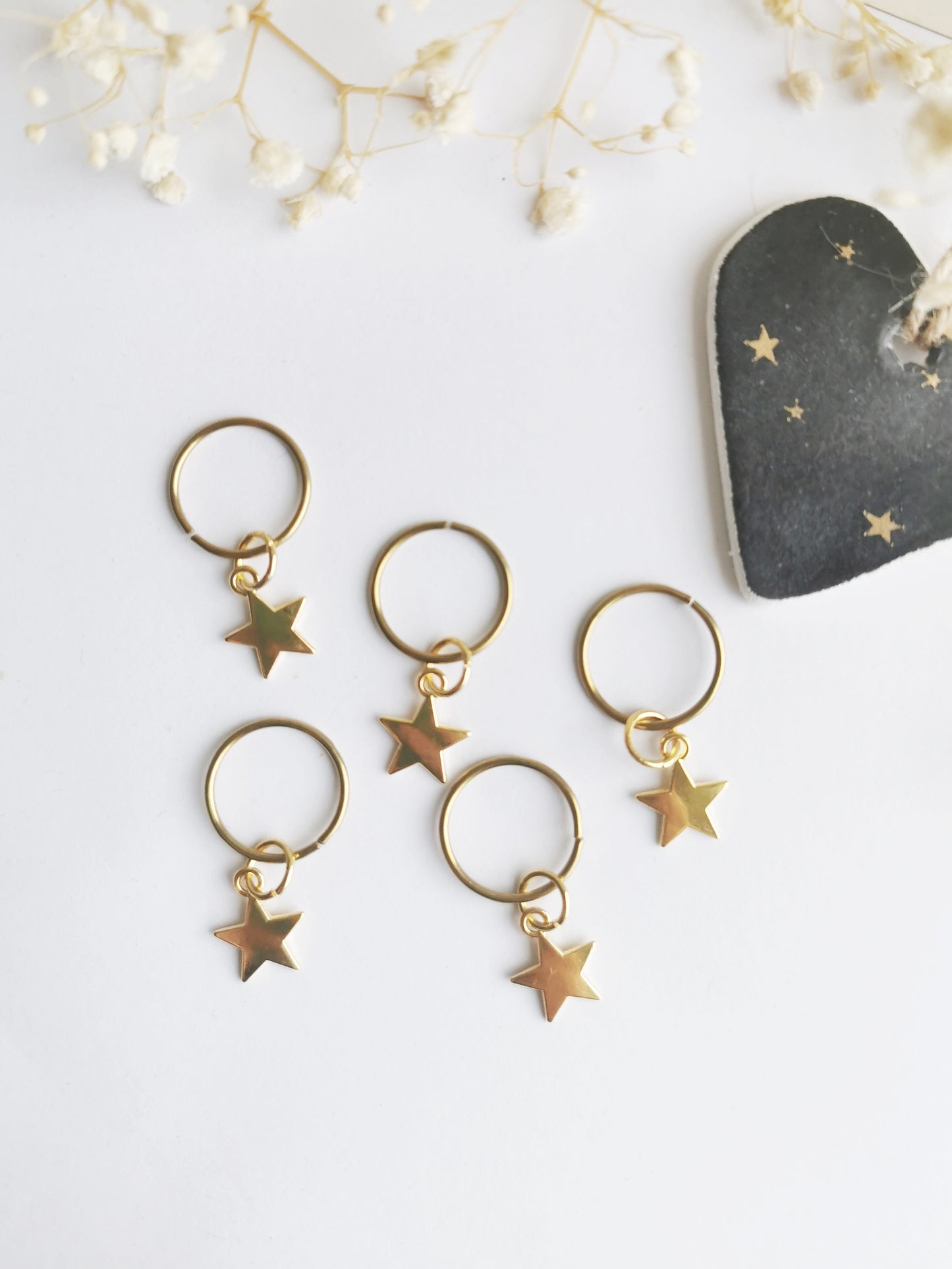 Star Hair Rings