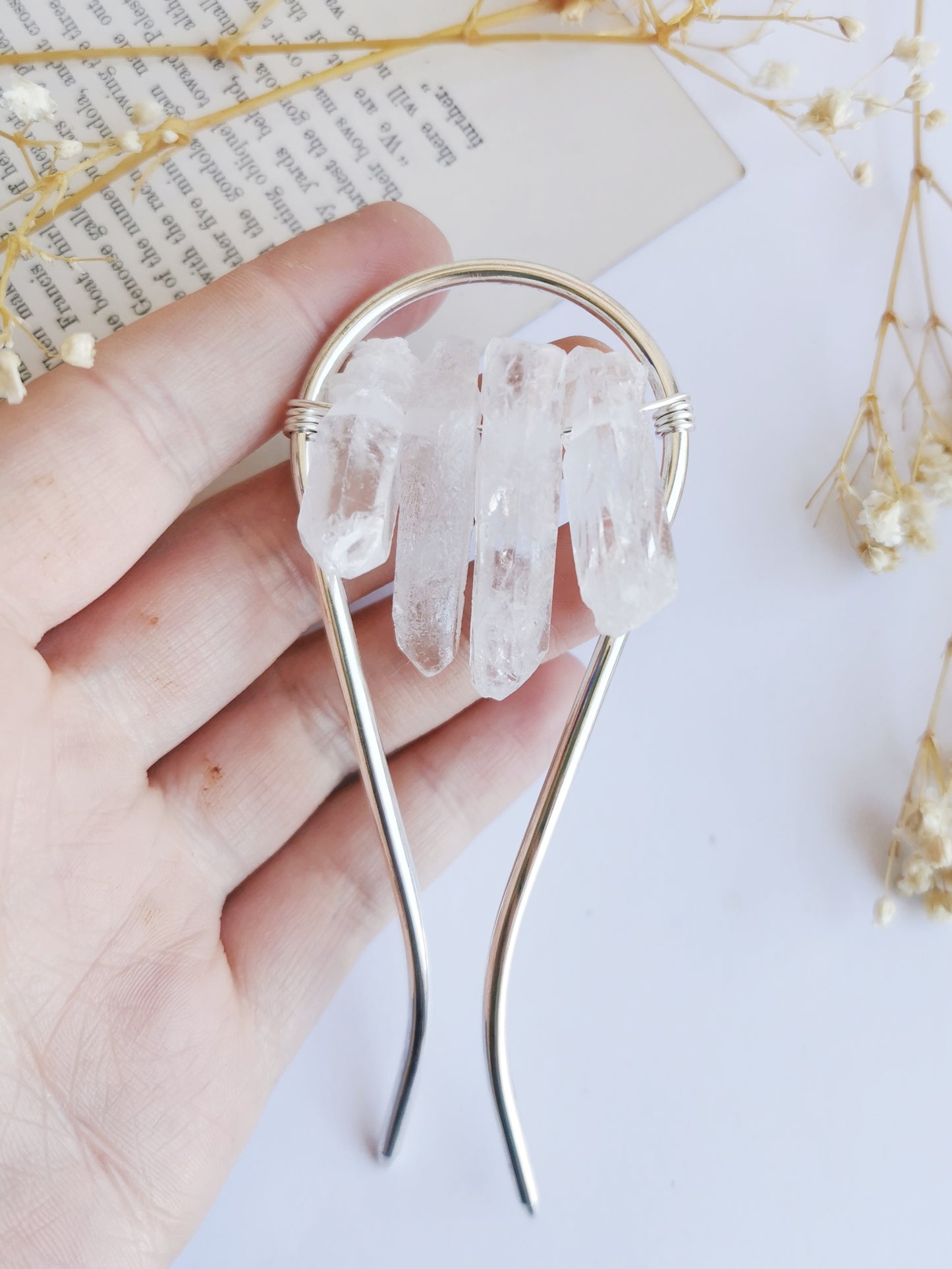 Crystal Hair Fork