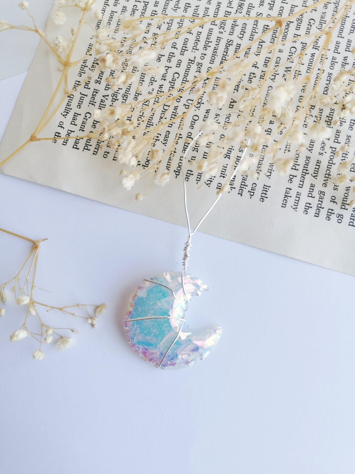 Crystal Moon Christmas Baubles