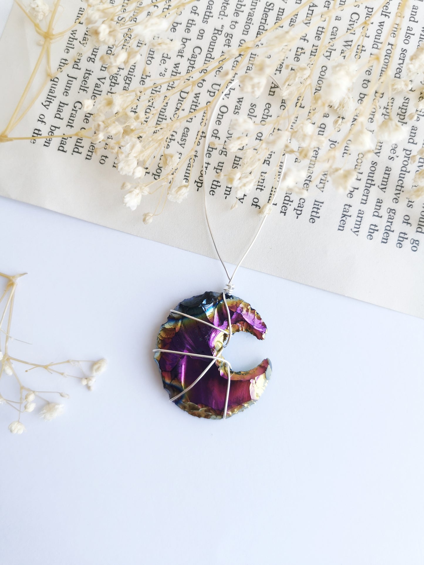 Crystal Moon Christmas Baubles