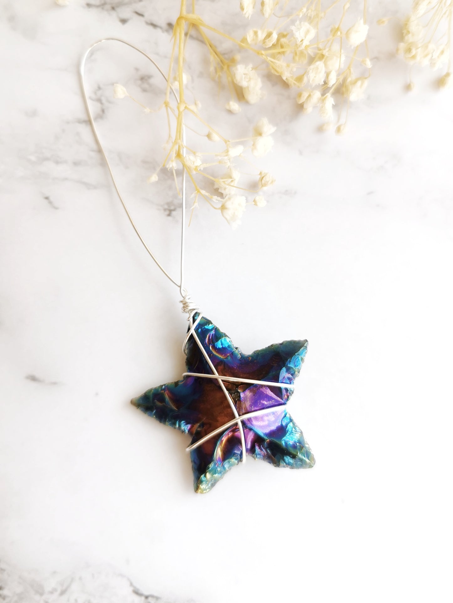 Crystal Star Christmas Baubles