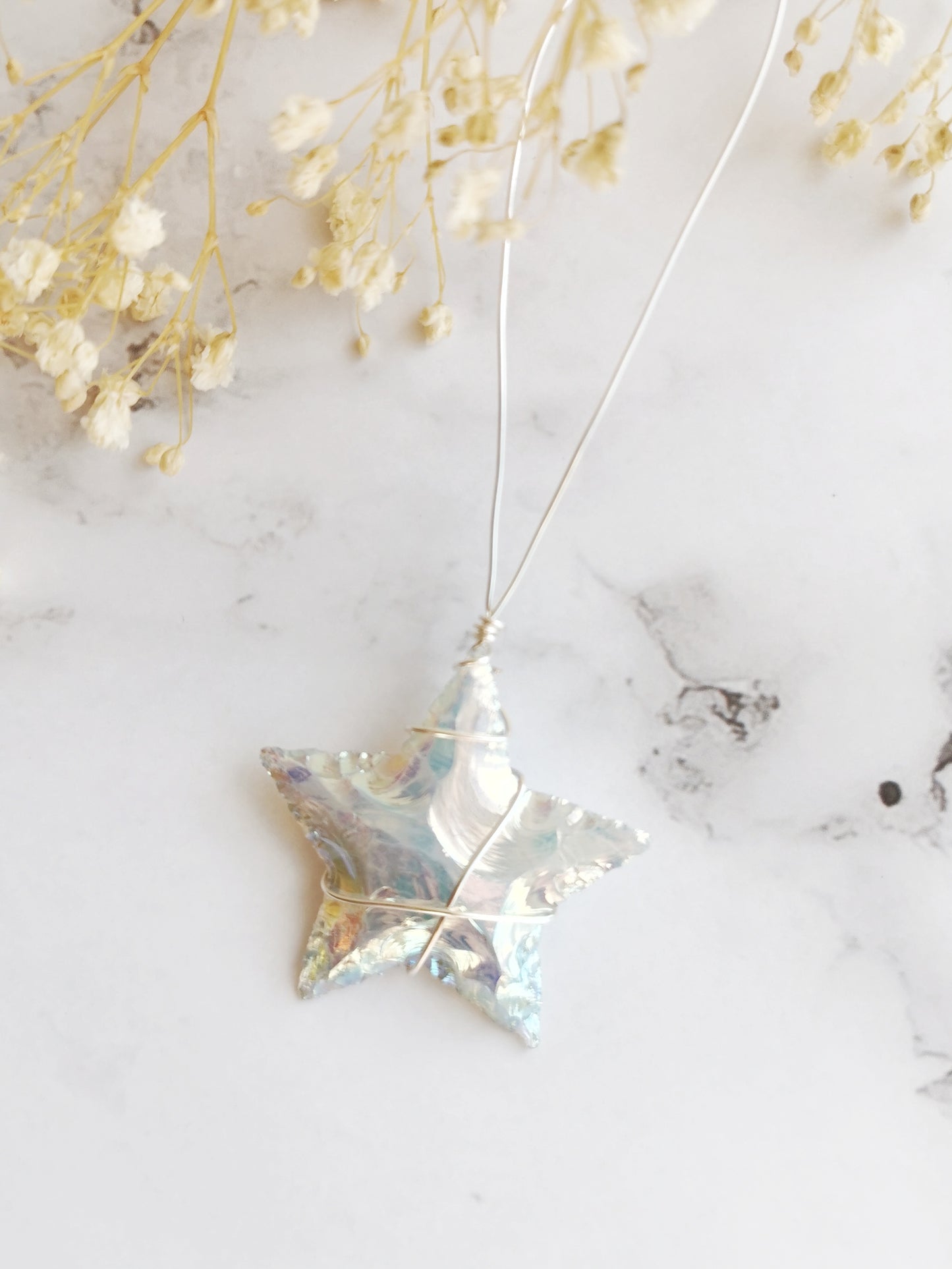 Crystal Star Christmas Baubles
