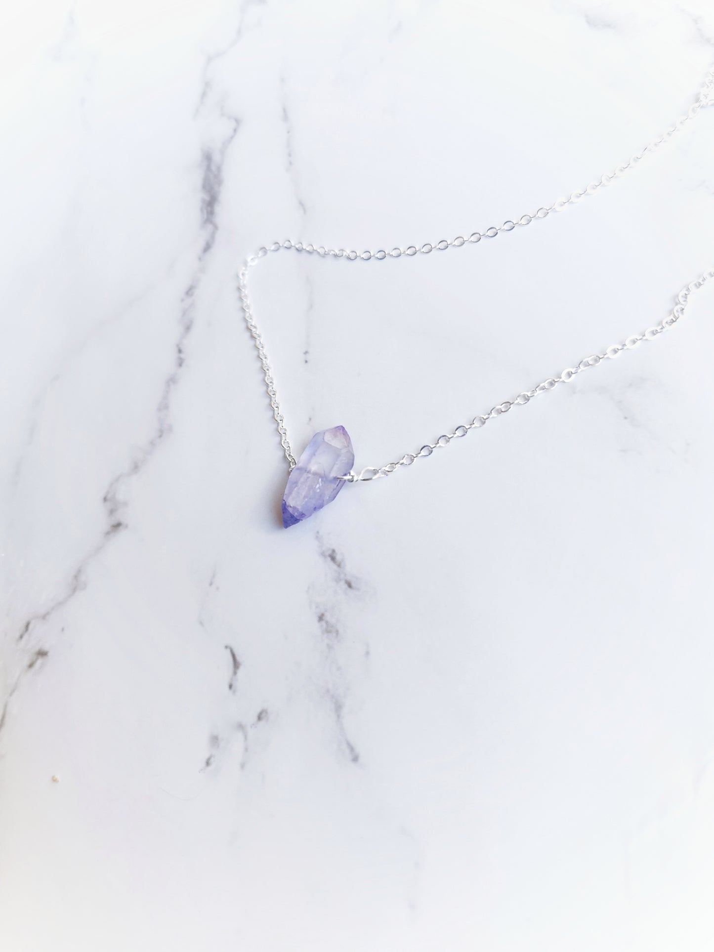 Lavender Quartz Necklace