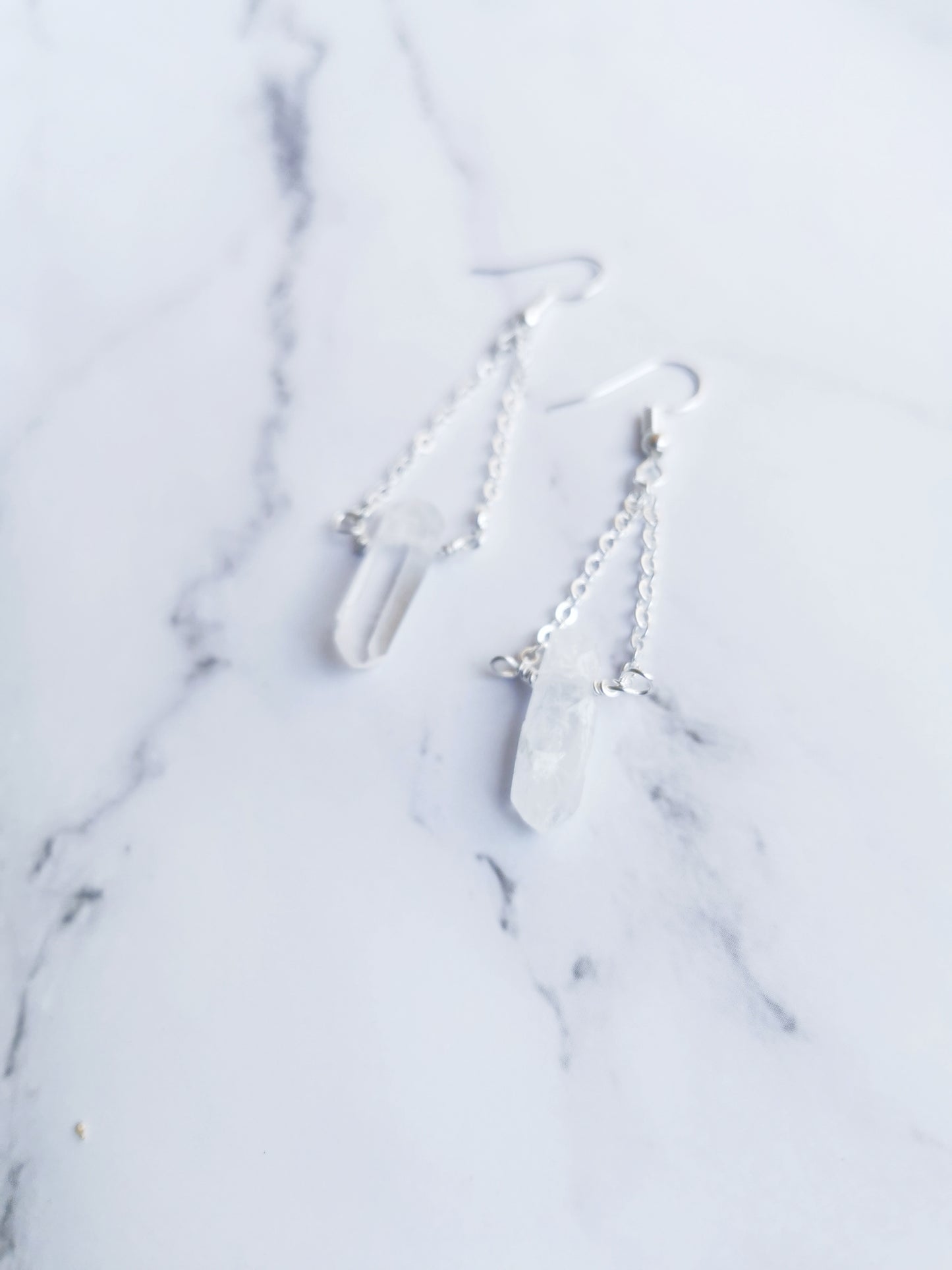 Clear Quartz Earrings