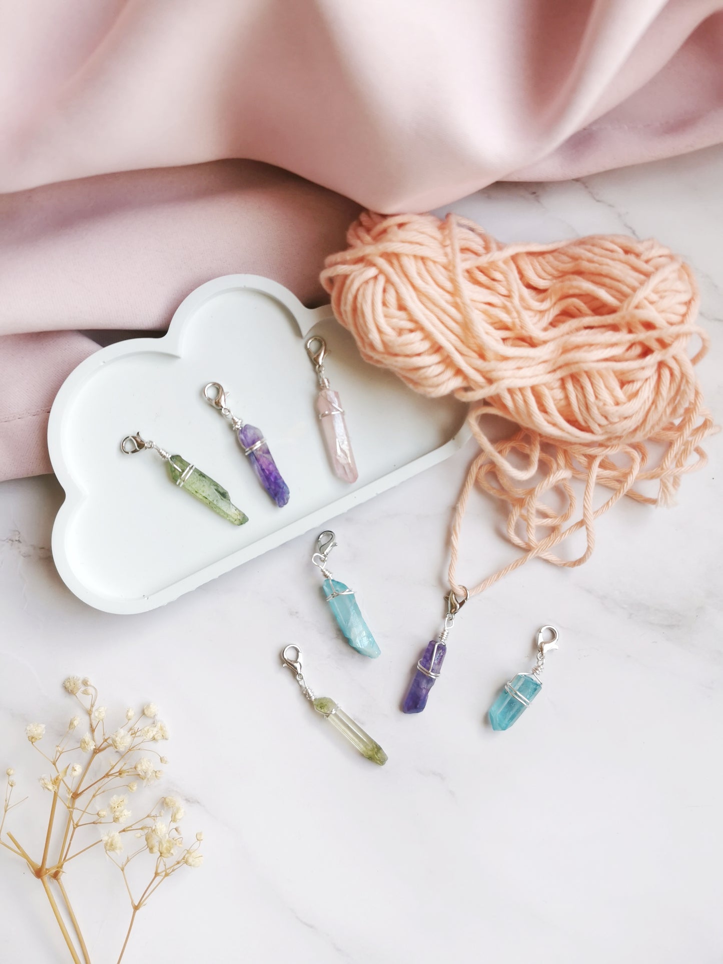 Crystal Stitch Markers