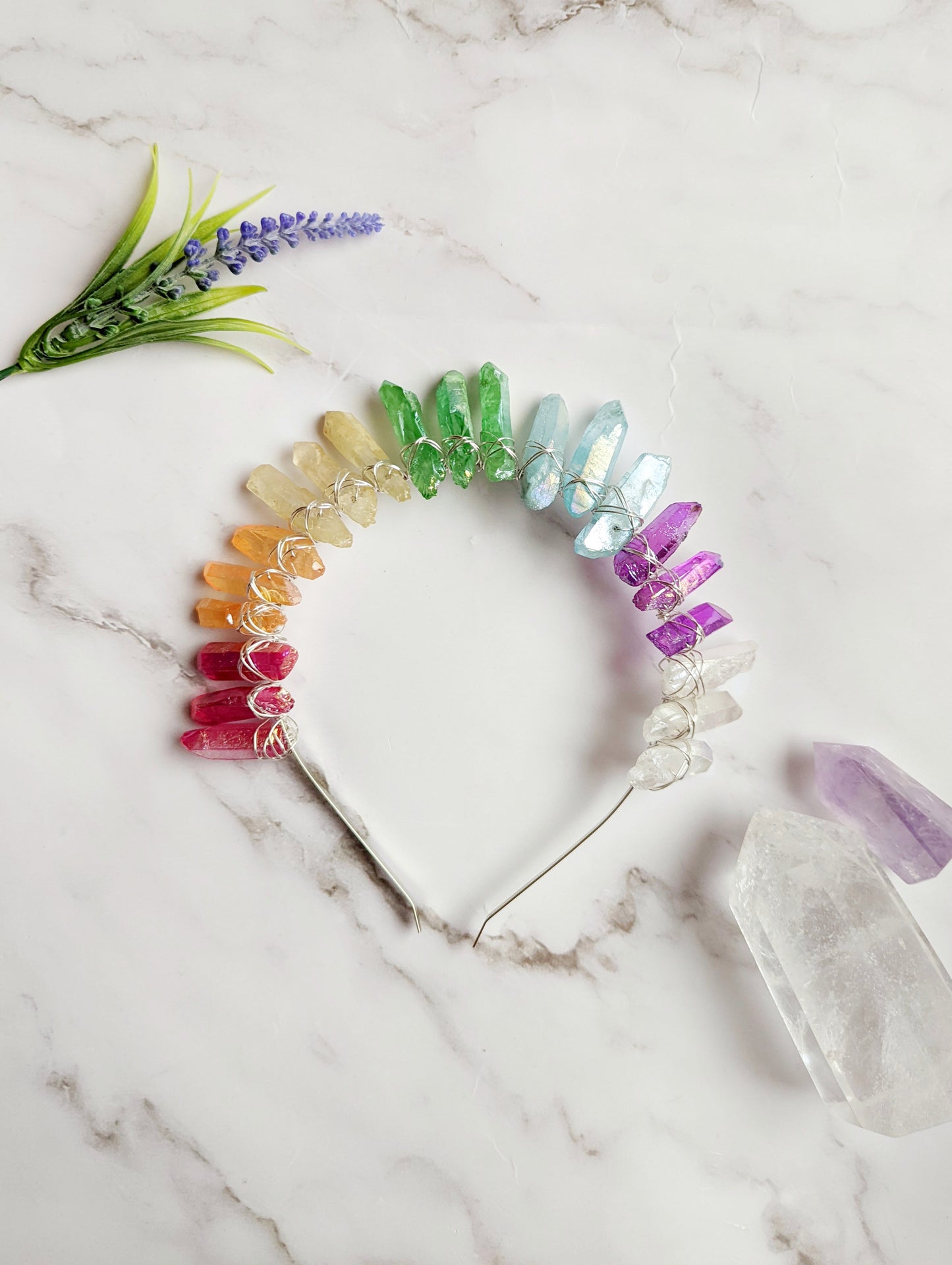 Rainbow Crystal Crown