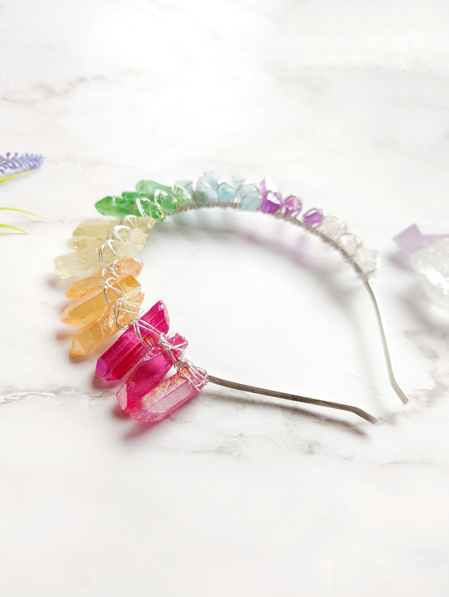 Rainbow Crystal Crown