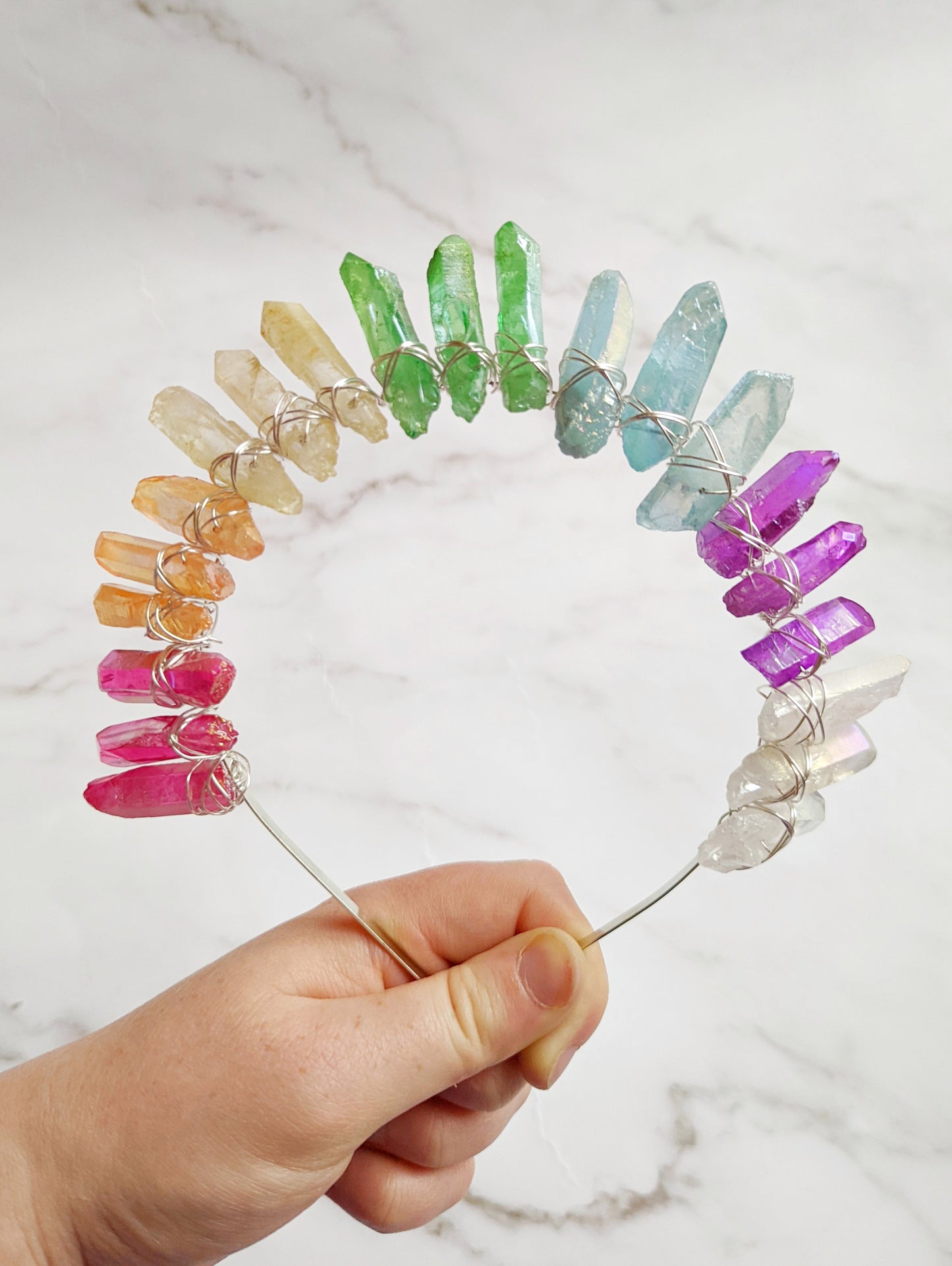 Rainbow Crystal Crown