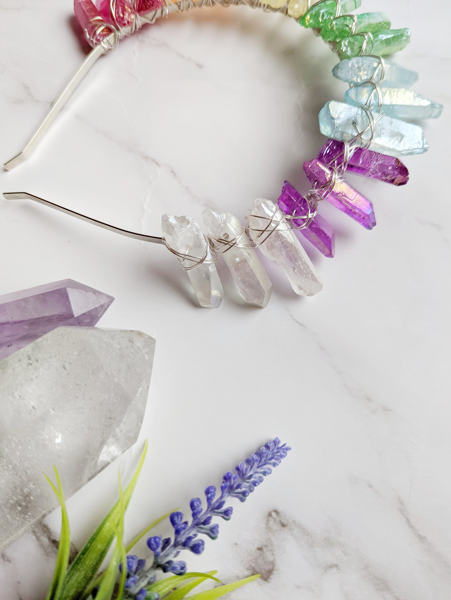 Rainbow Crystal Crown