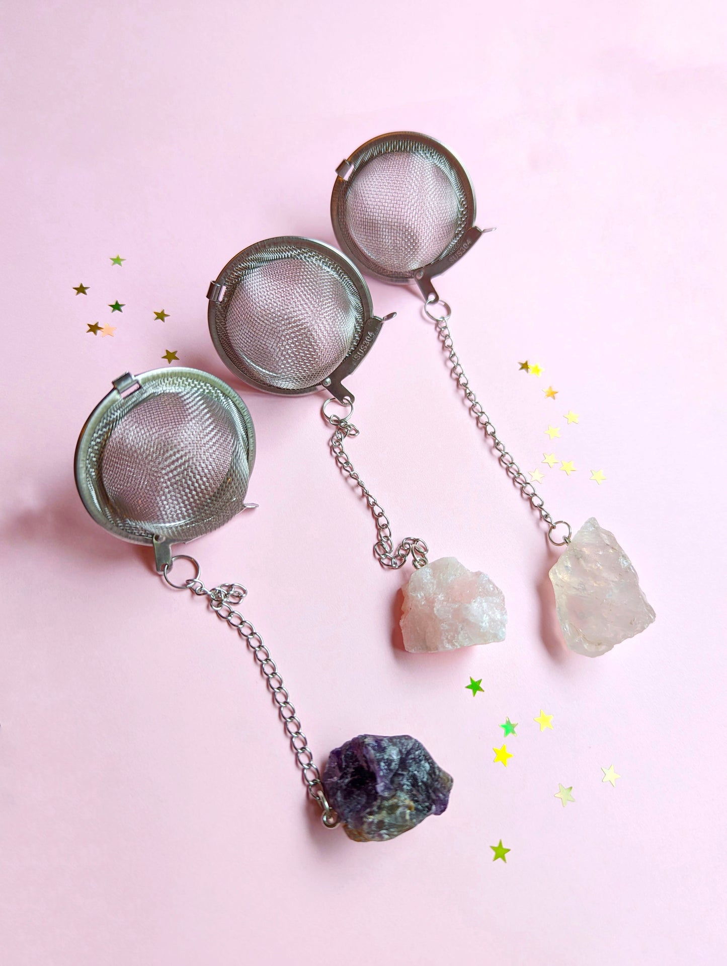 Crystal Tea Strainers