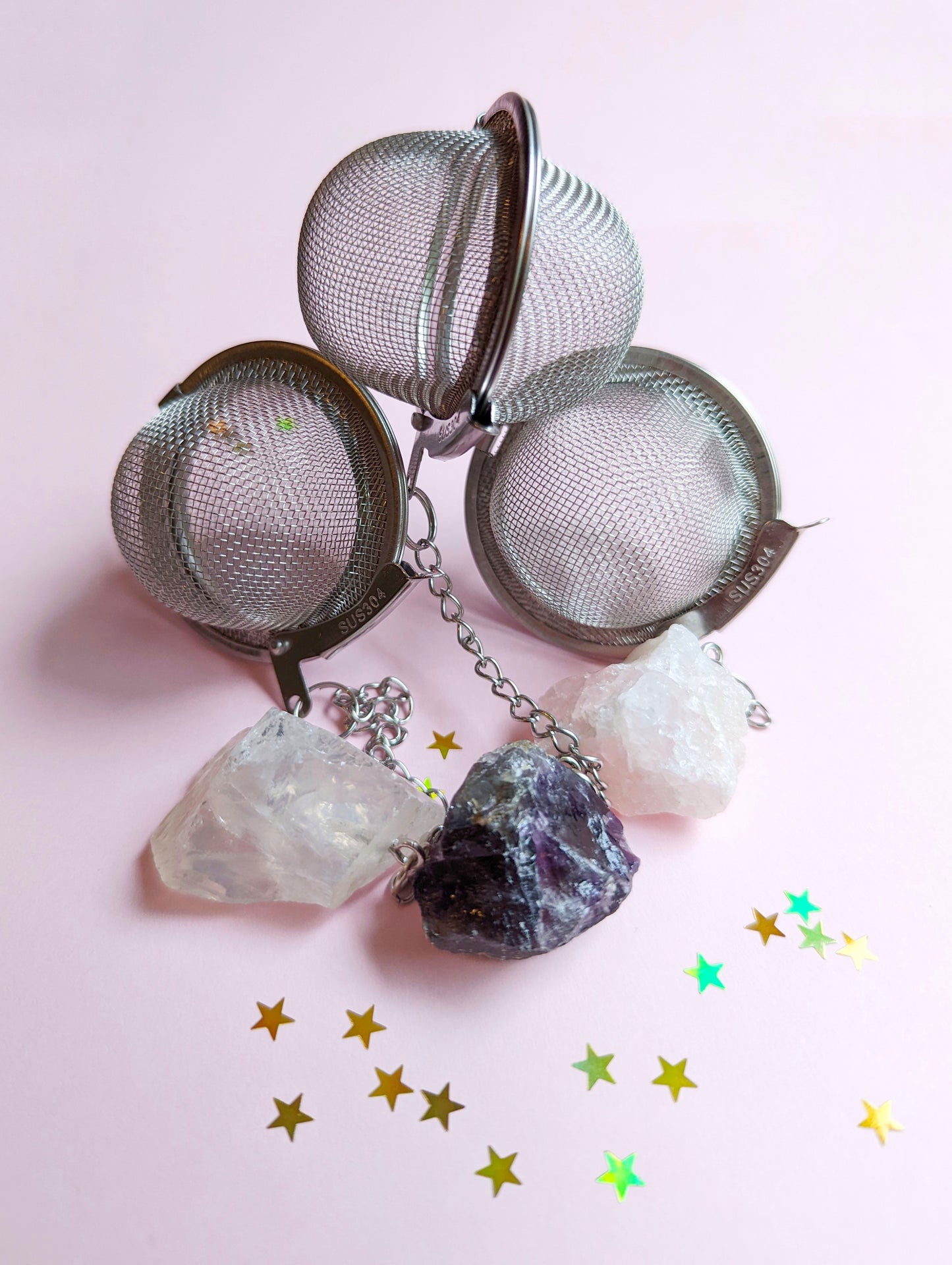 Crystal Tea Strainers