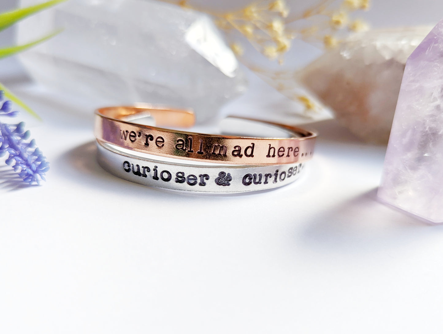 Wonderland Quote Bangles