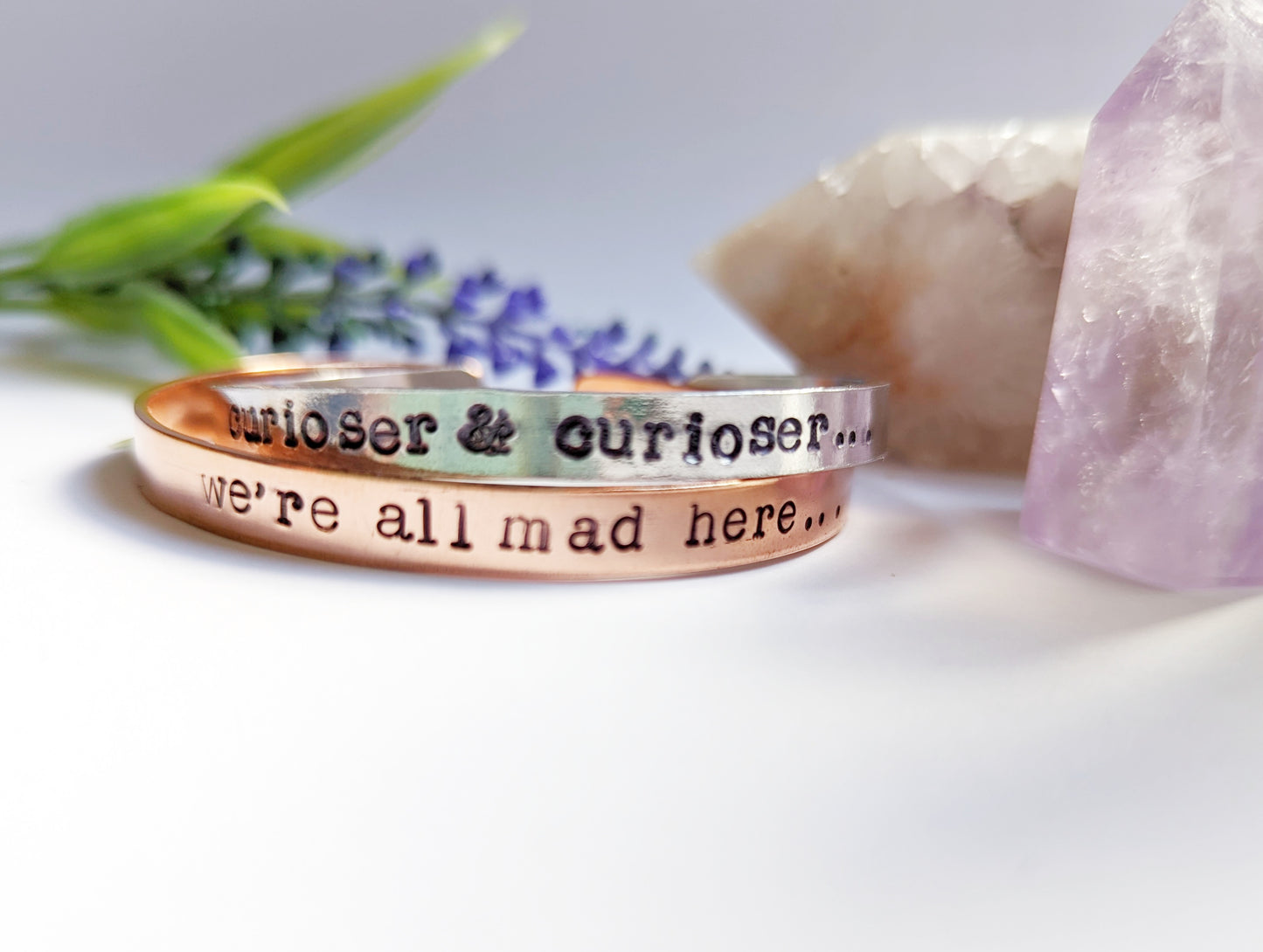 Wonderland Quote Bangles