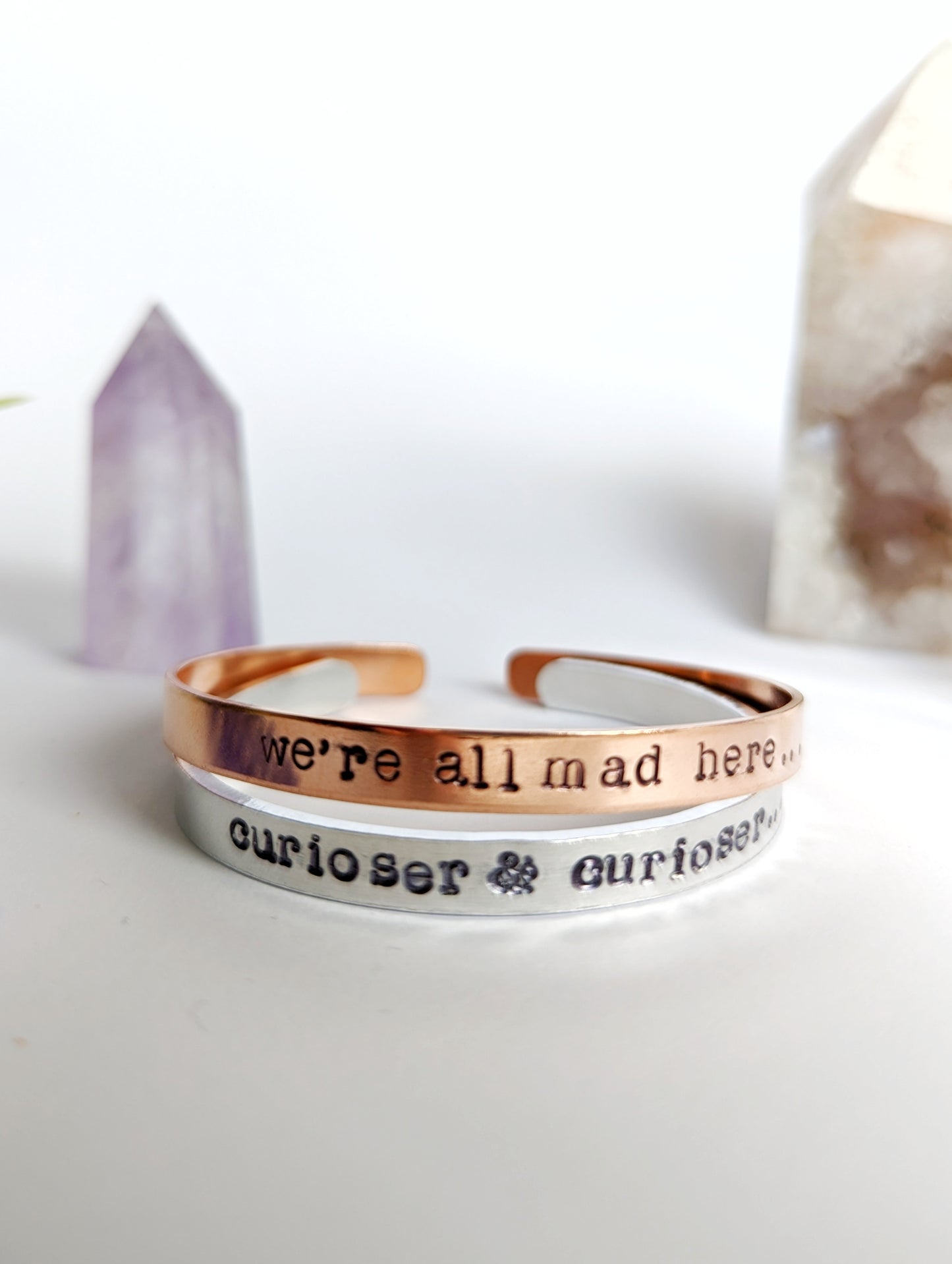 Wonderland Quote Bangles