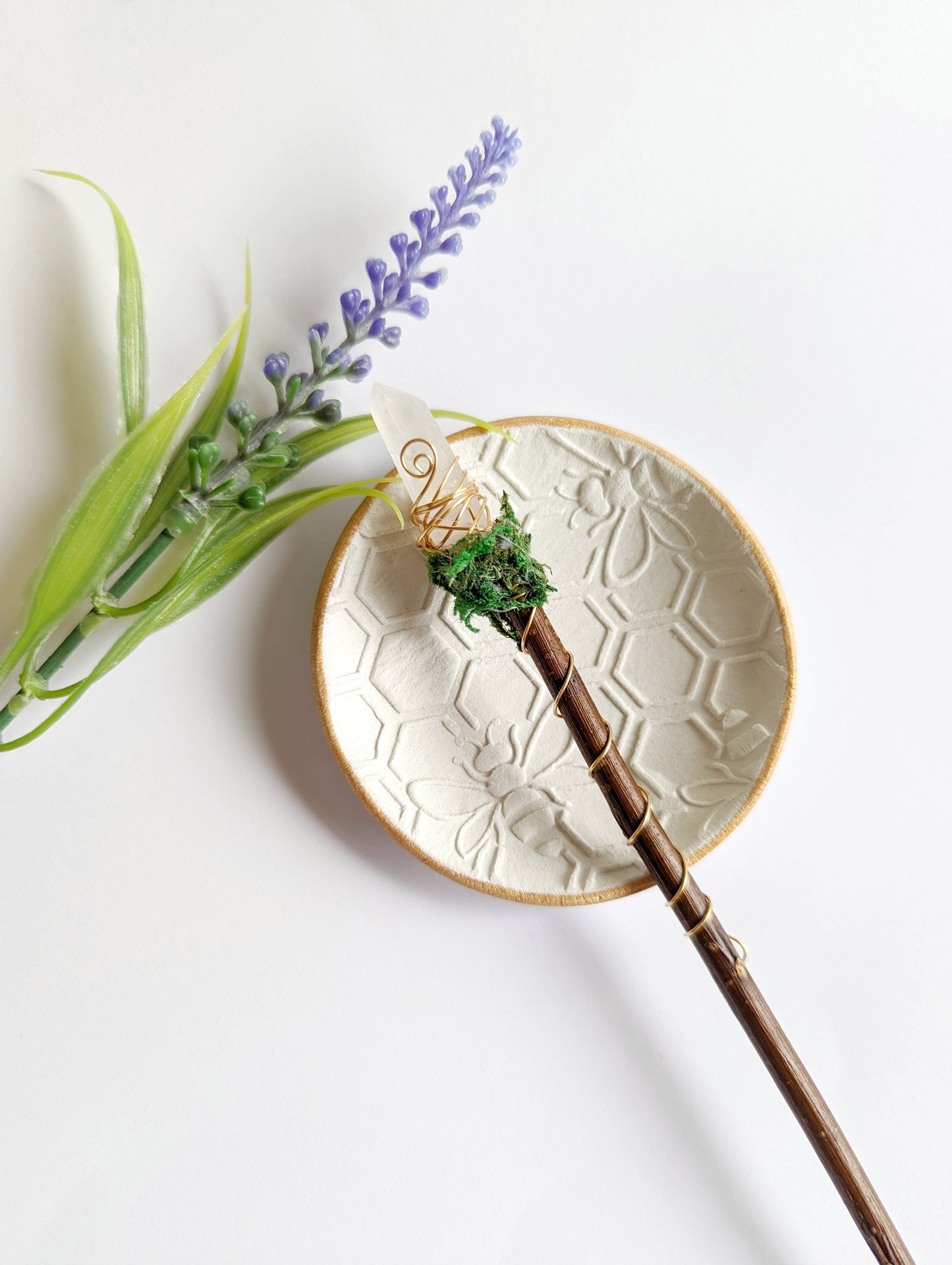 Gold Crystal Wand