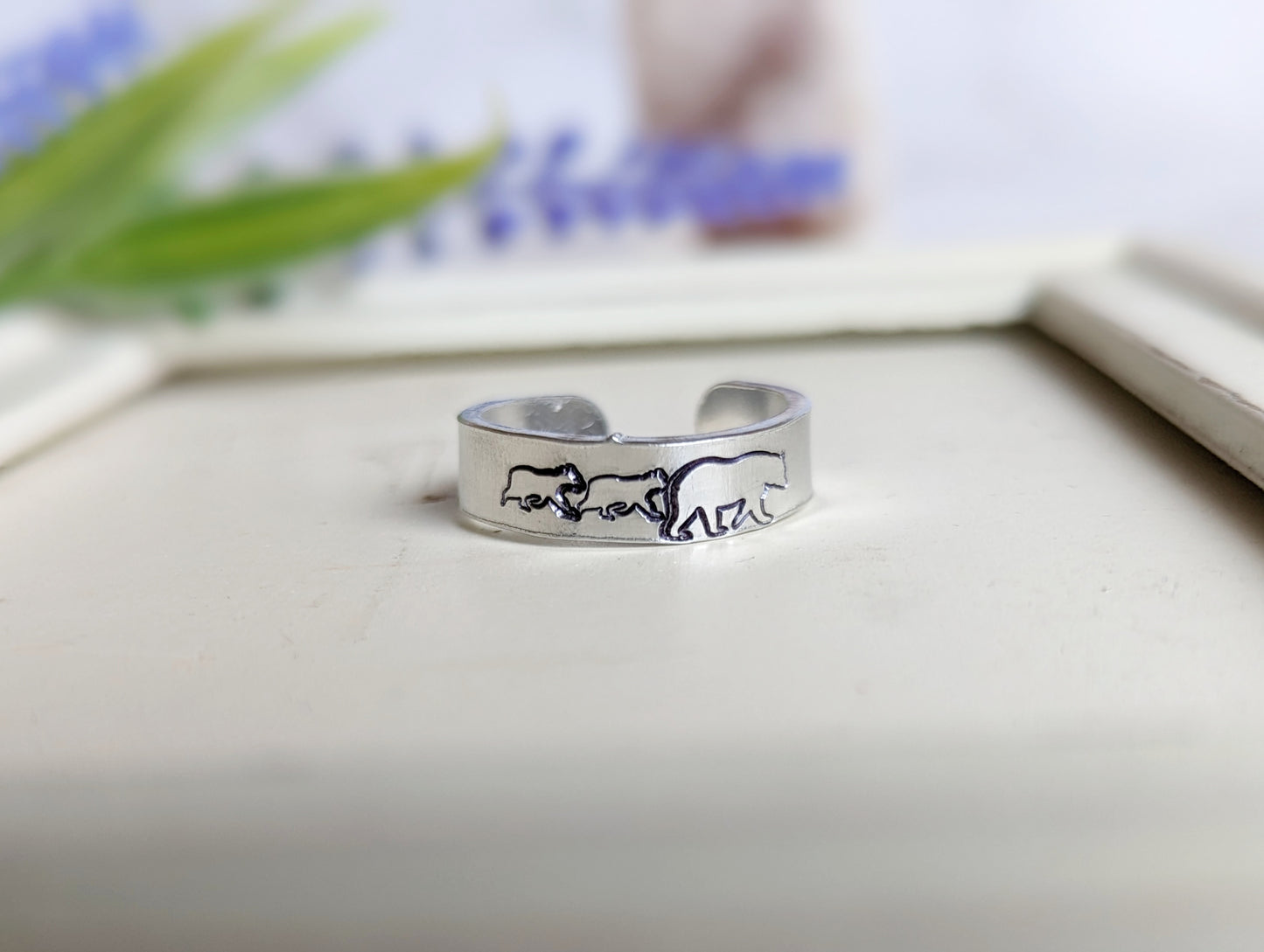 Mama Bear Thumb Ring