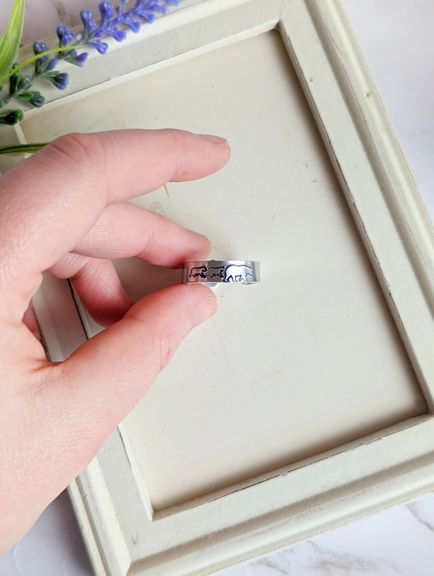 Mama Bear Thumb Ring