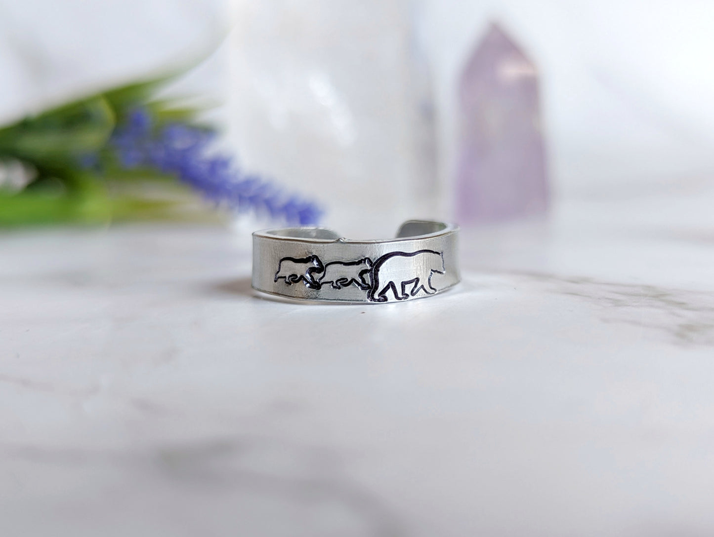 Mama Bear Thumb Ring