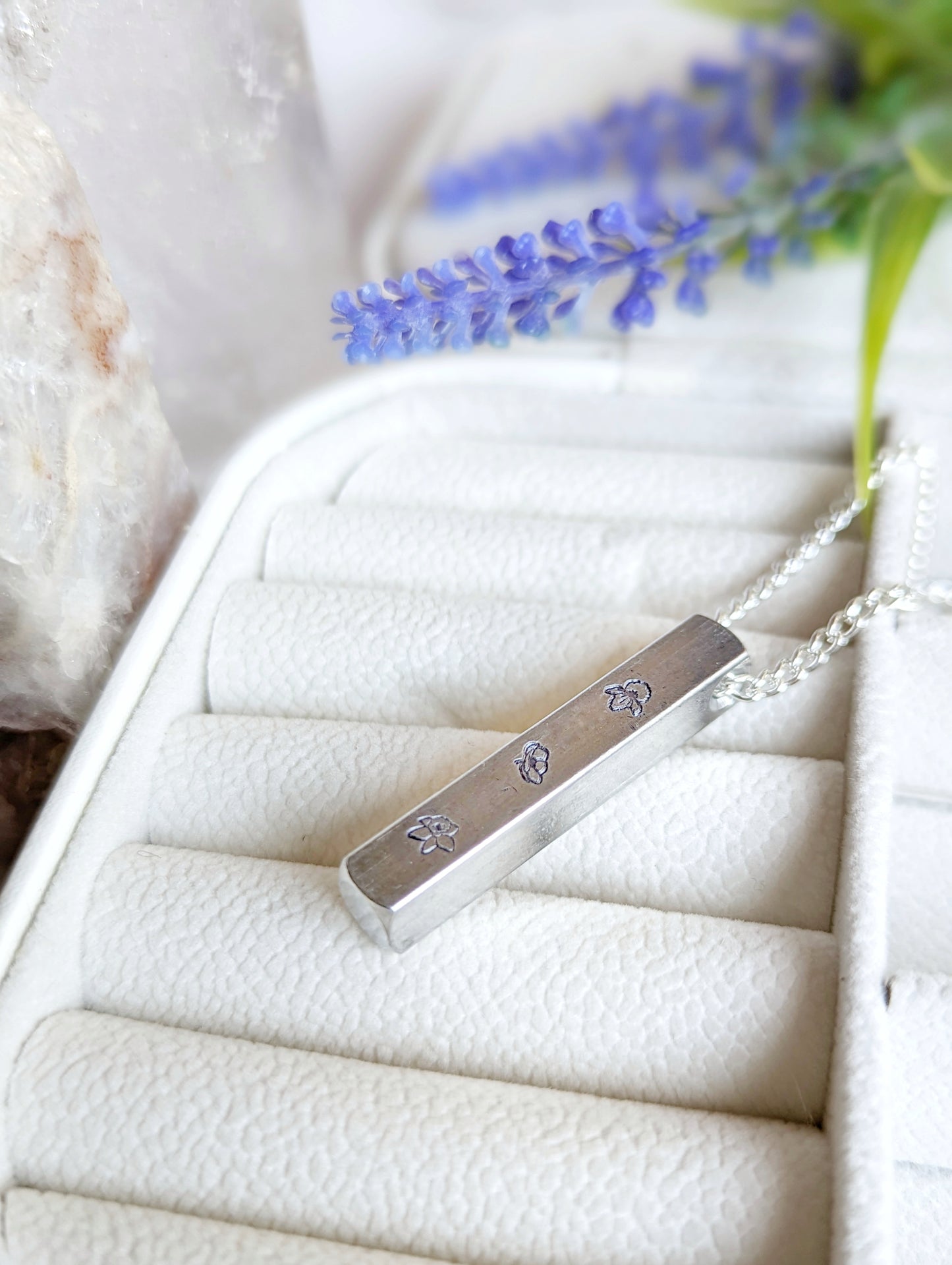 Birth Flower 3D Necklace