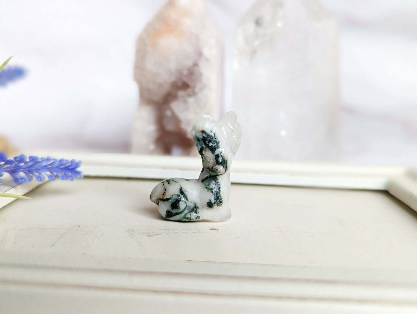 Mini Crystal Deer Figure
