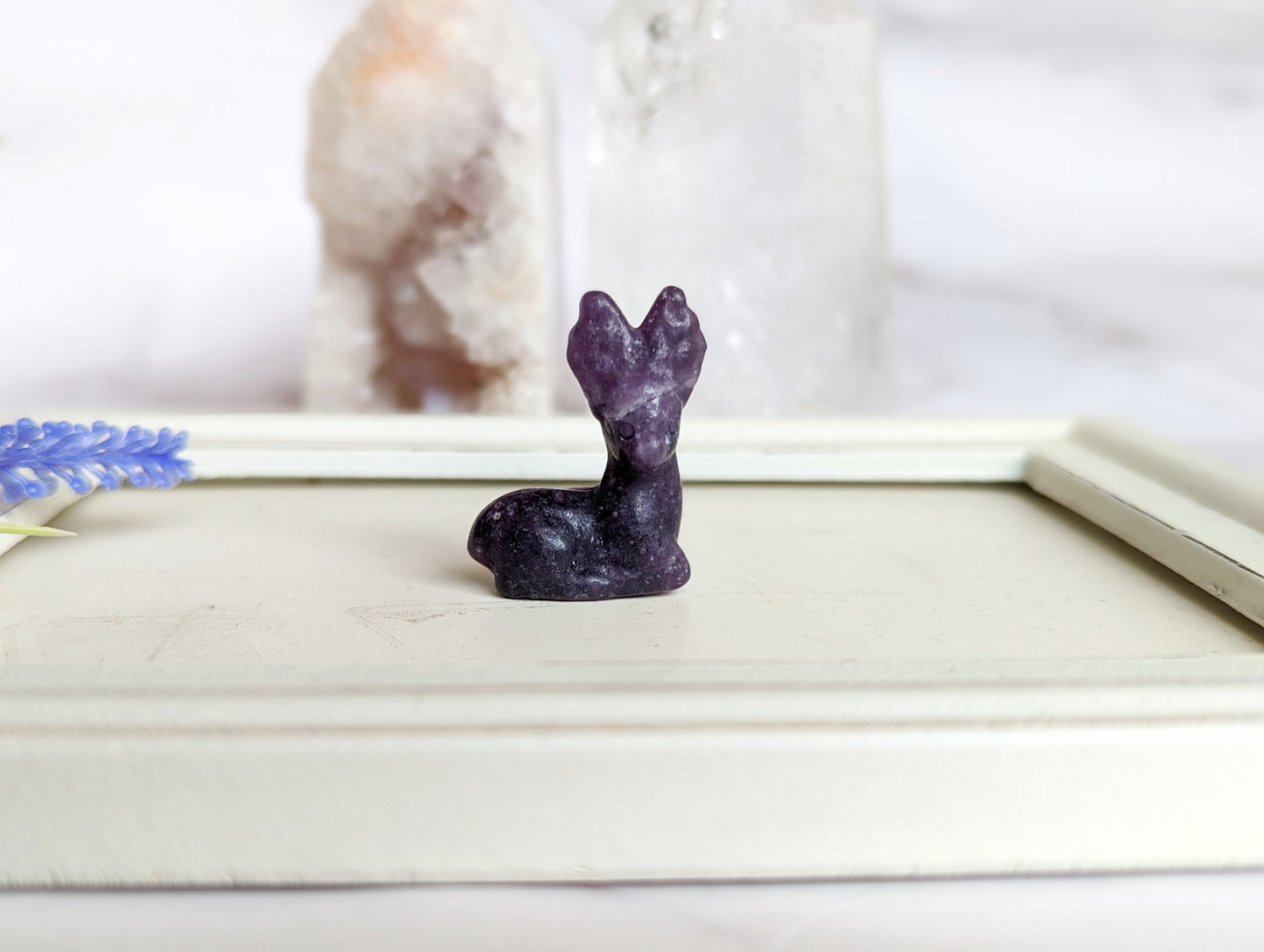 Mini Crystal Deer Figure