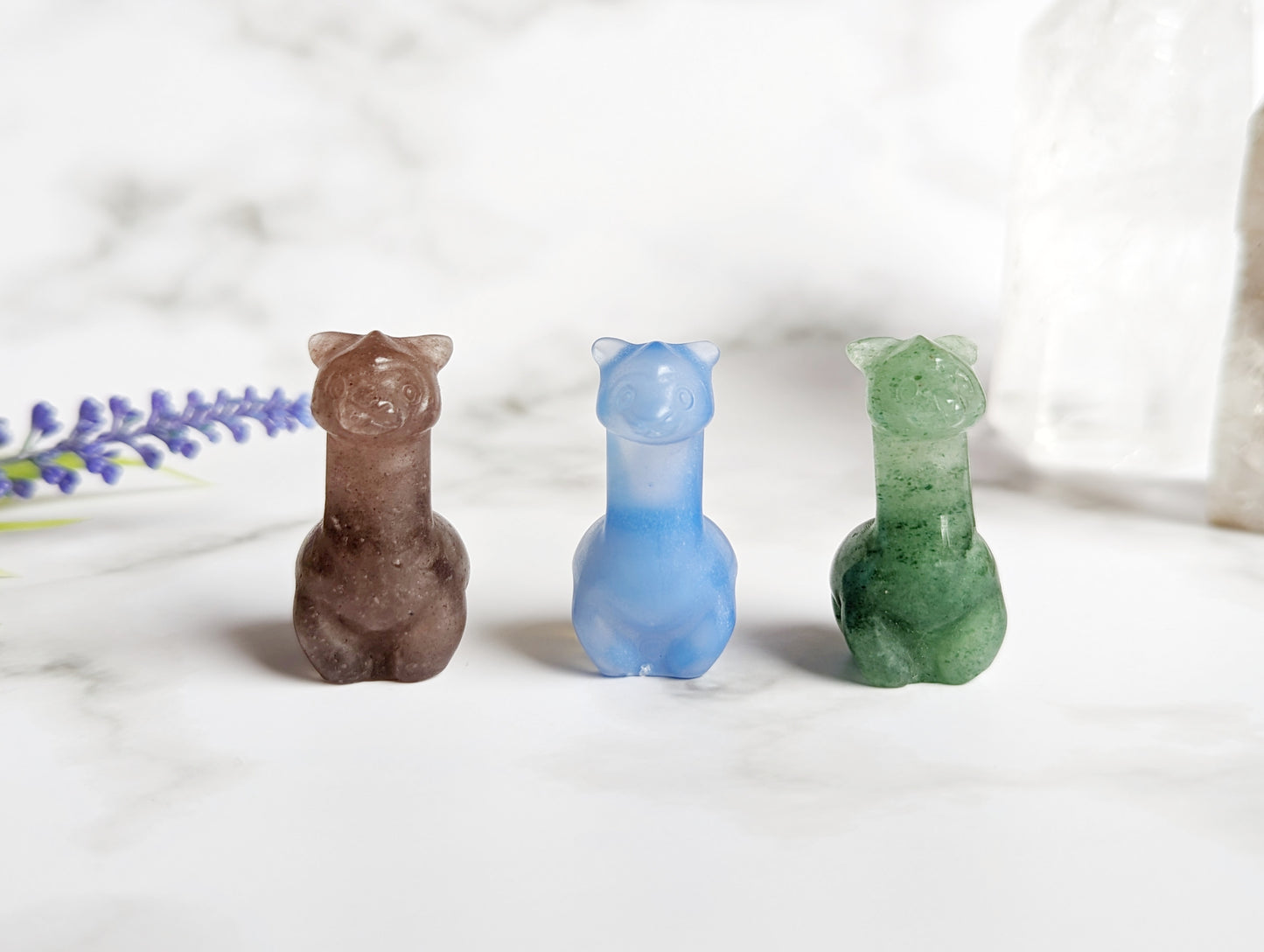 Mini Crystal Alpaca Figure