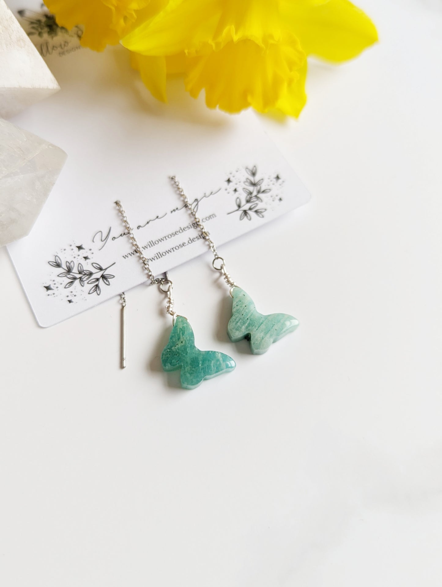Crystal Butterfly Threaders