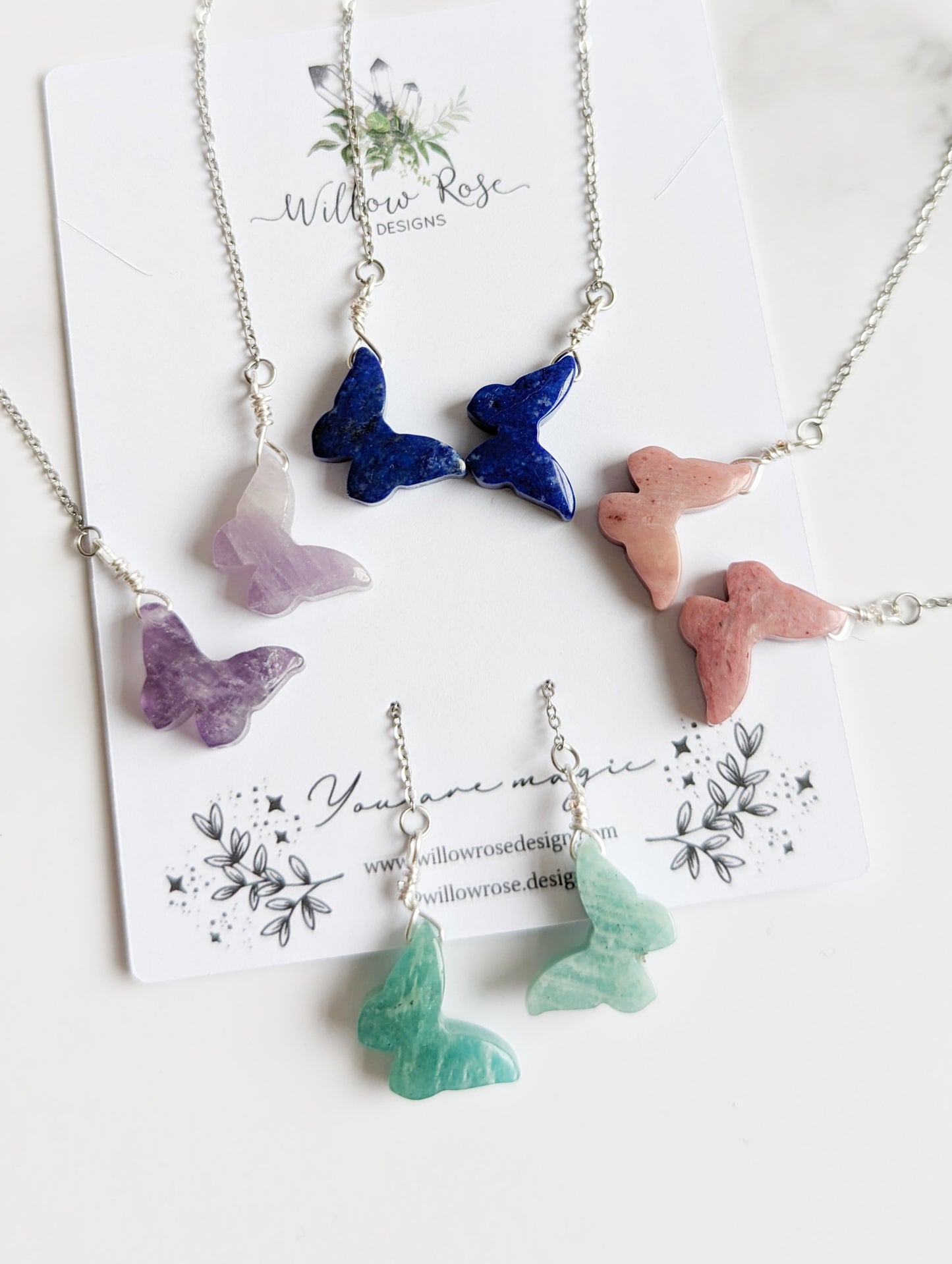 Crystal Butterfly Threaders