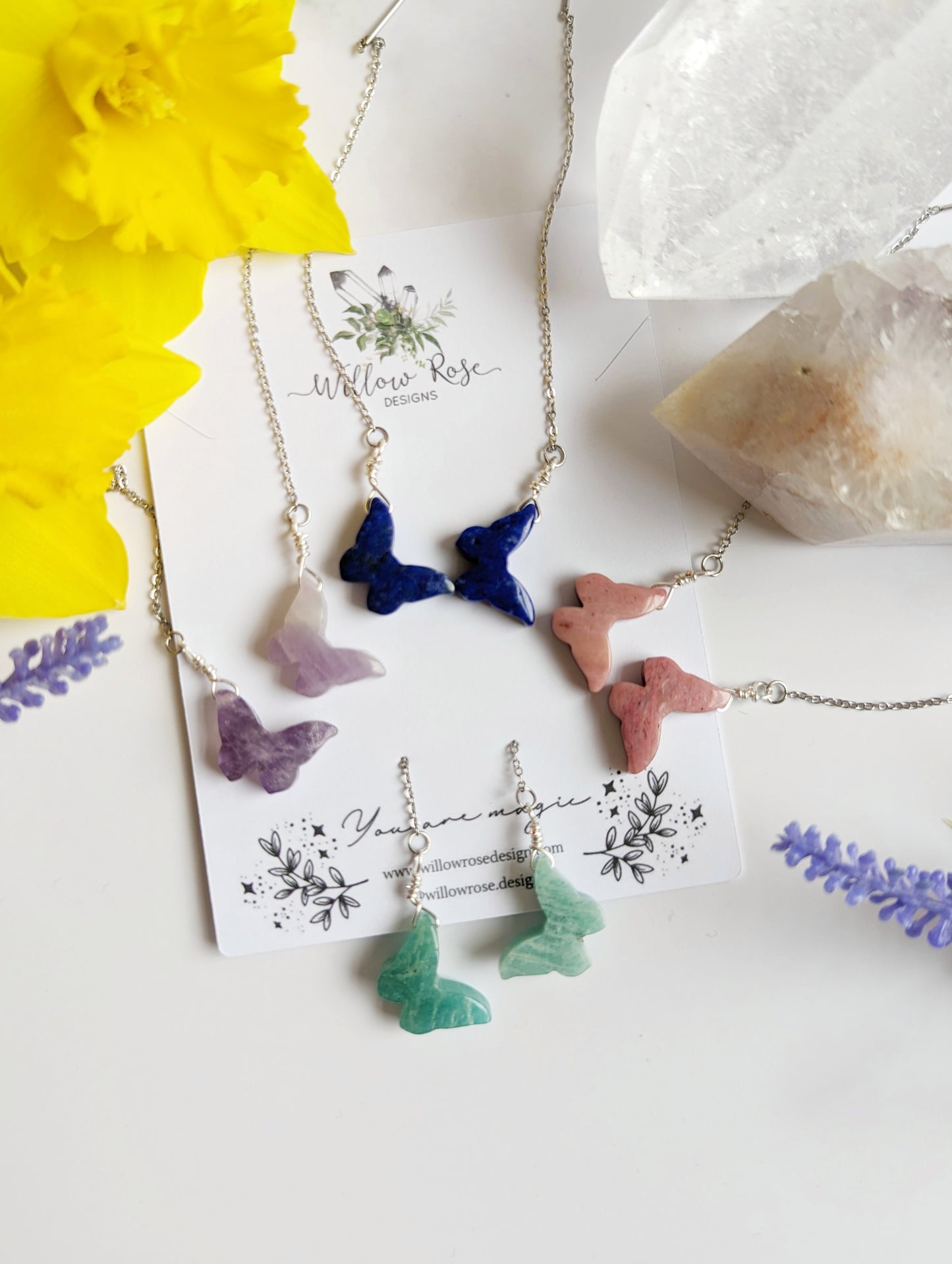 Crystal Butterfly Threaders