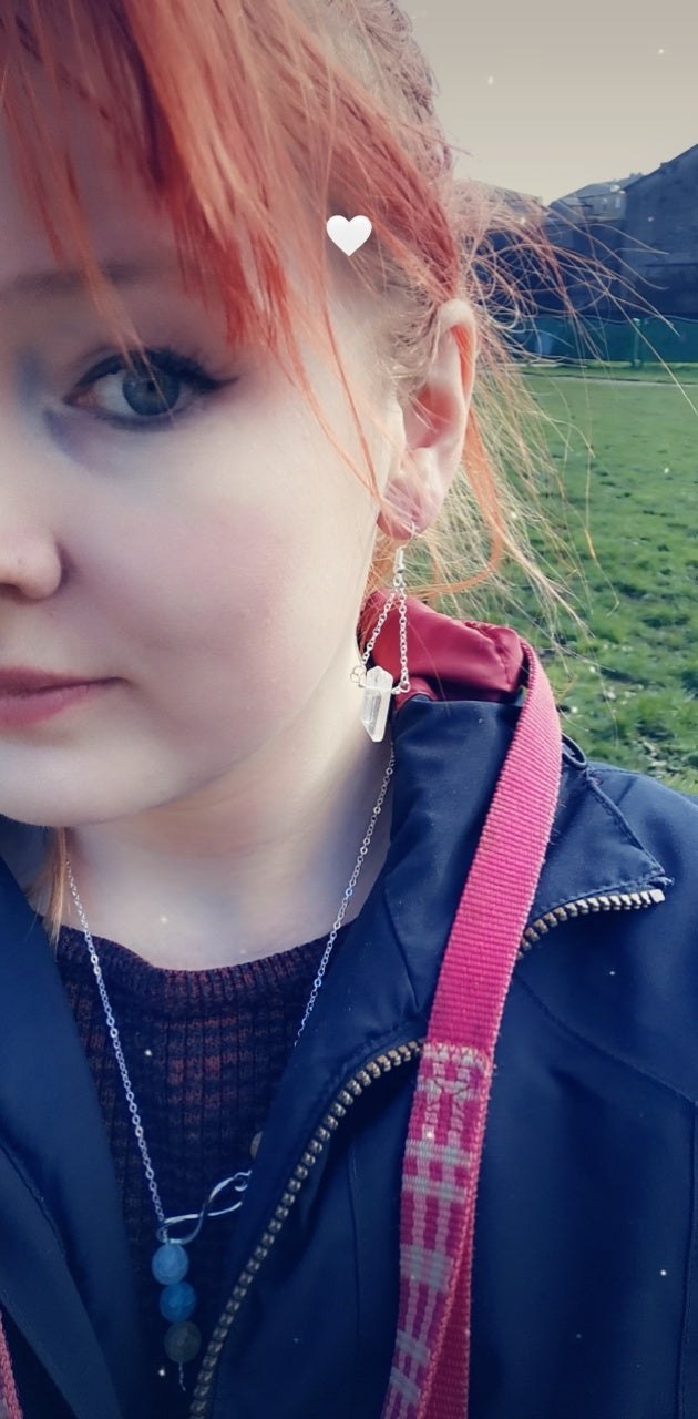 Clear Quartz Earrings