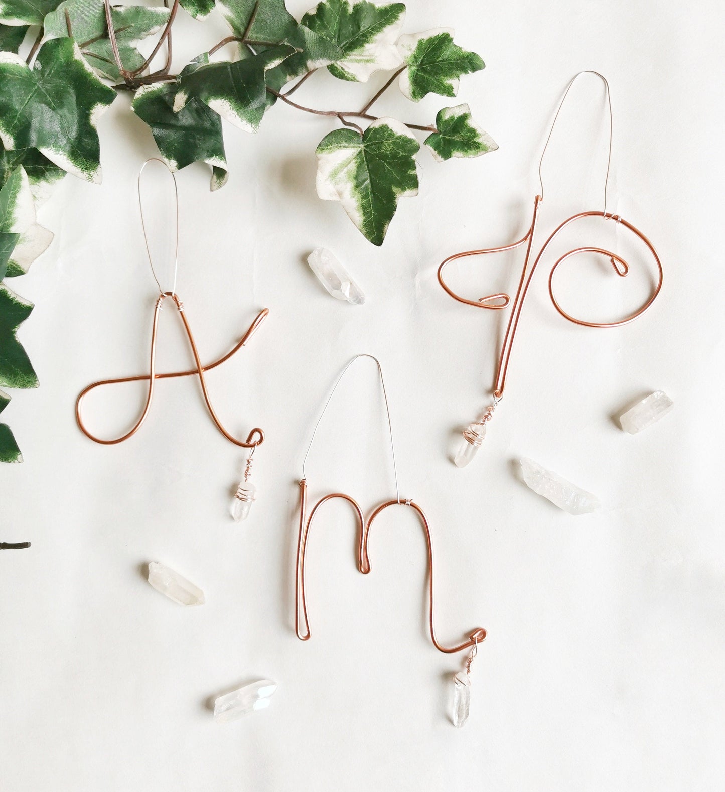 Personalised Initial Tree Decorations