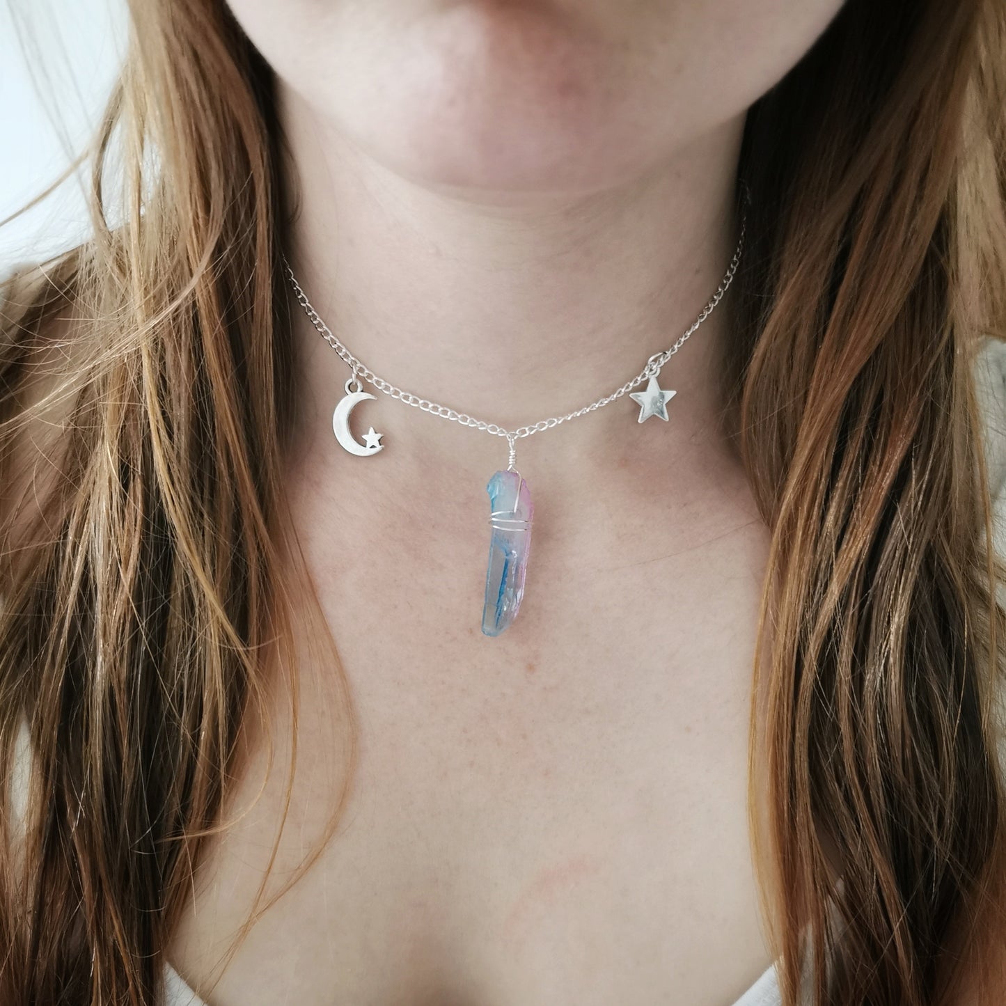 Unicorn Quartz Galaxy Choker