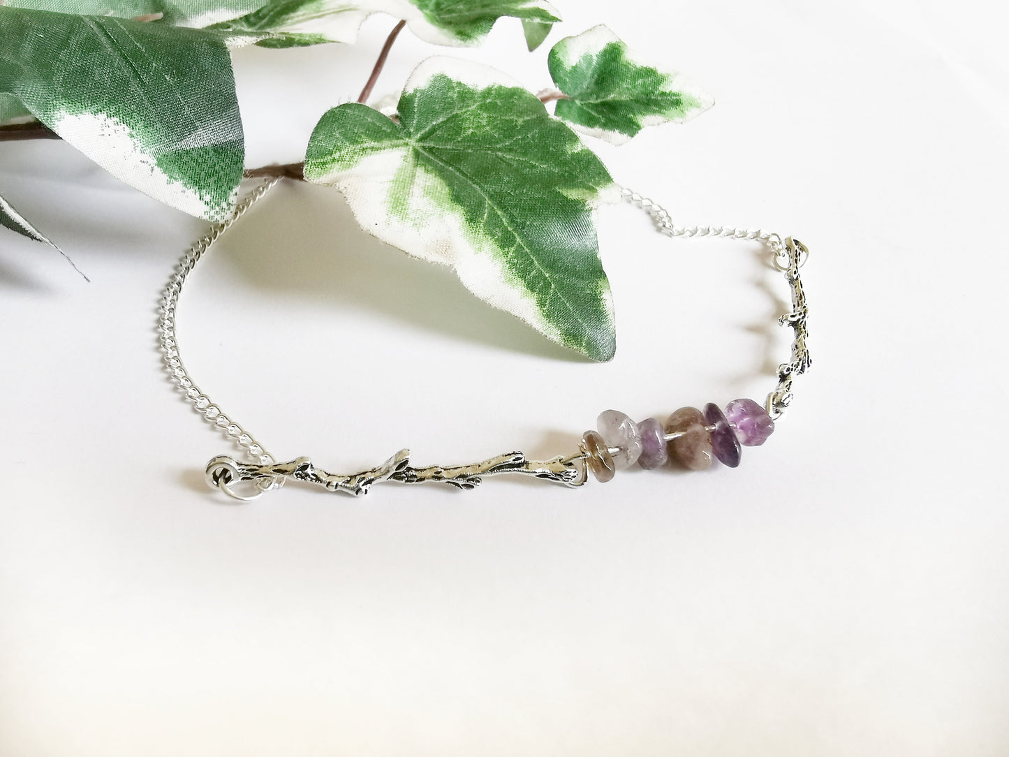 Amethyst Branch Choker