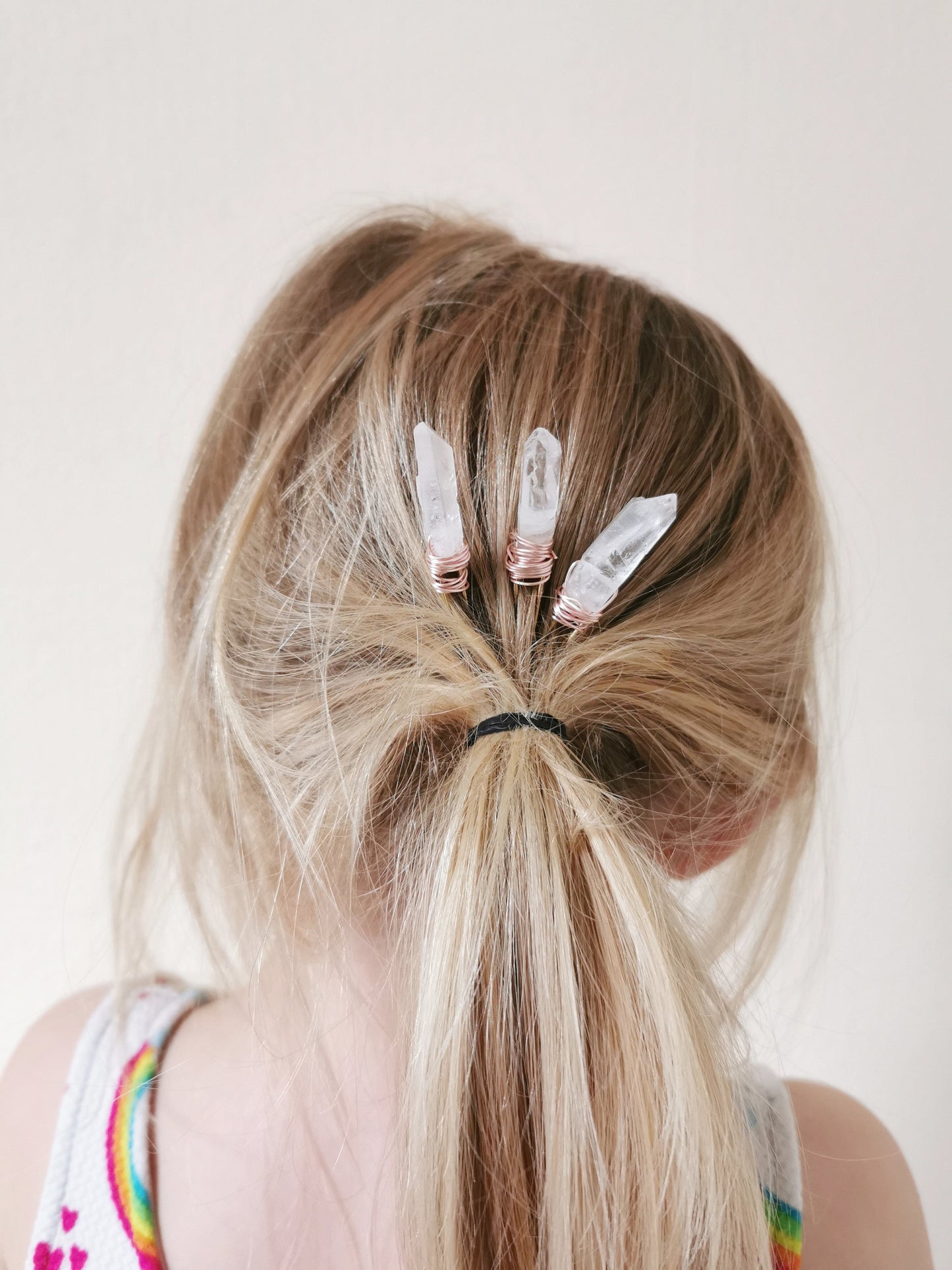 Clear Quartz Hair Pin